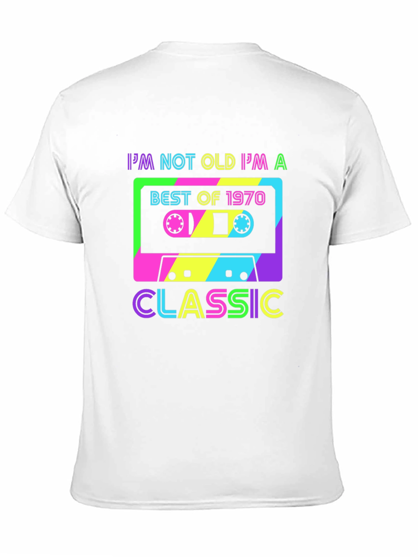 I'm Not Old I'm A Classic 1970 Cassette Tape T-Shirt - 11