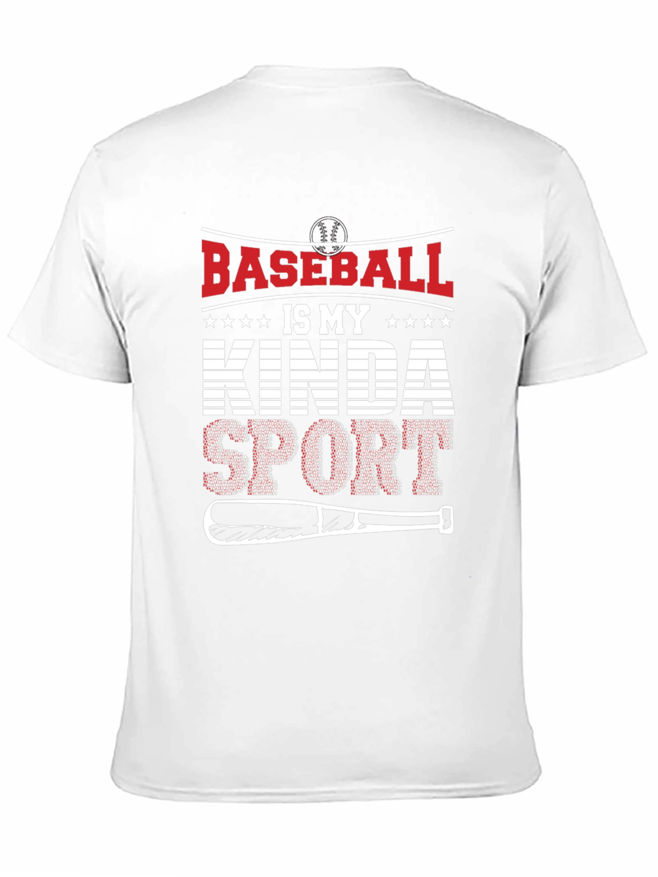 Black Baseball Is My Kinda Sport Graphic T-Shirt view 11