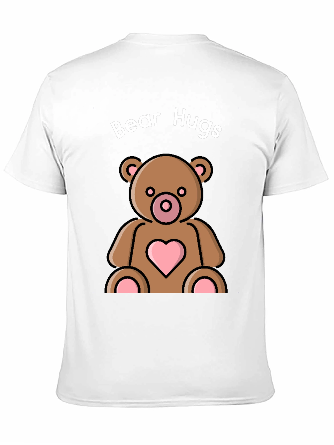 Black Bear Hugs Graphic Tee - Cute & Comfy view 11