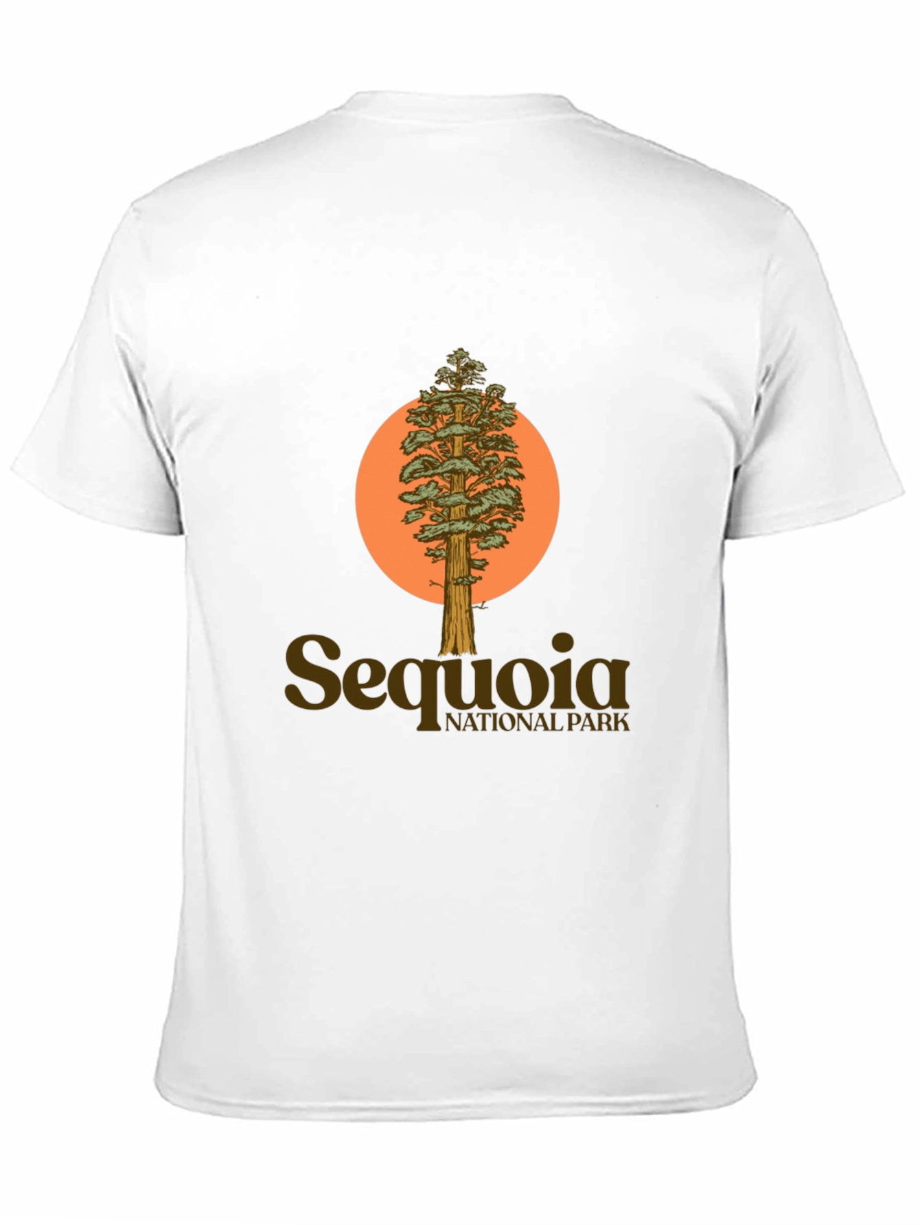 Black Sequoia National Park Tree Graphic Tee view 11