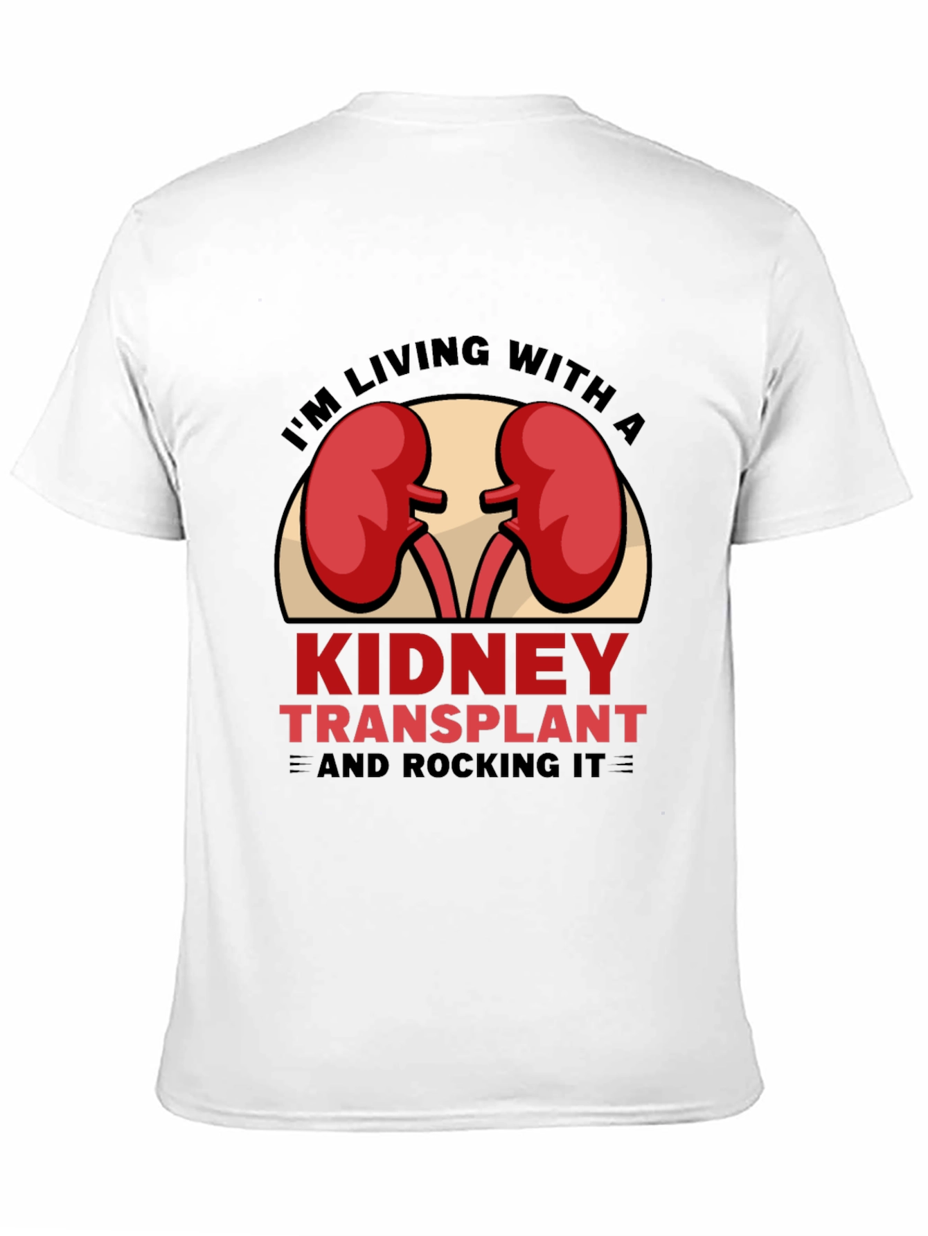 Black Kidney Transplant Rocking It T-Shirt view 11