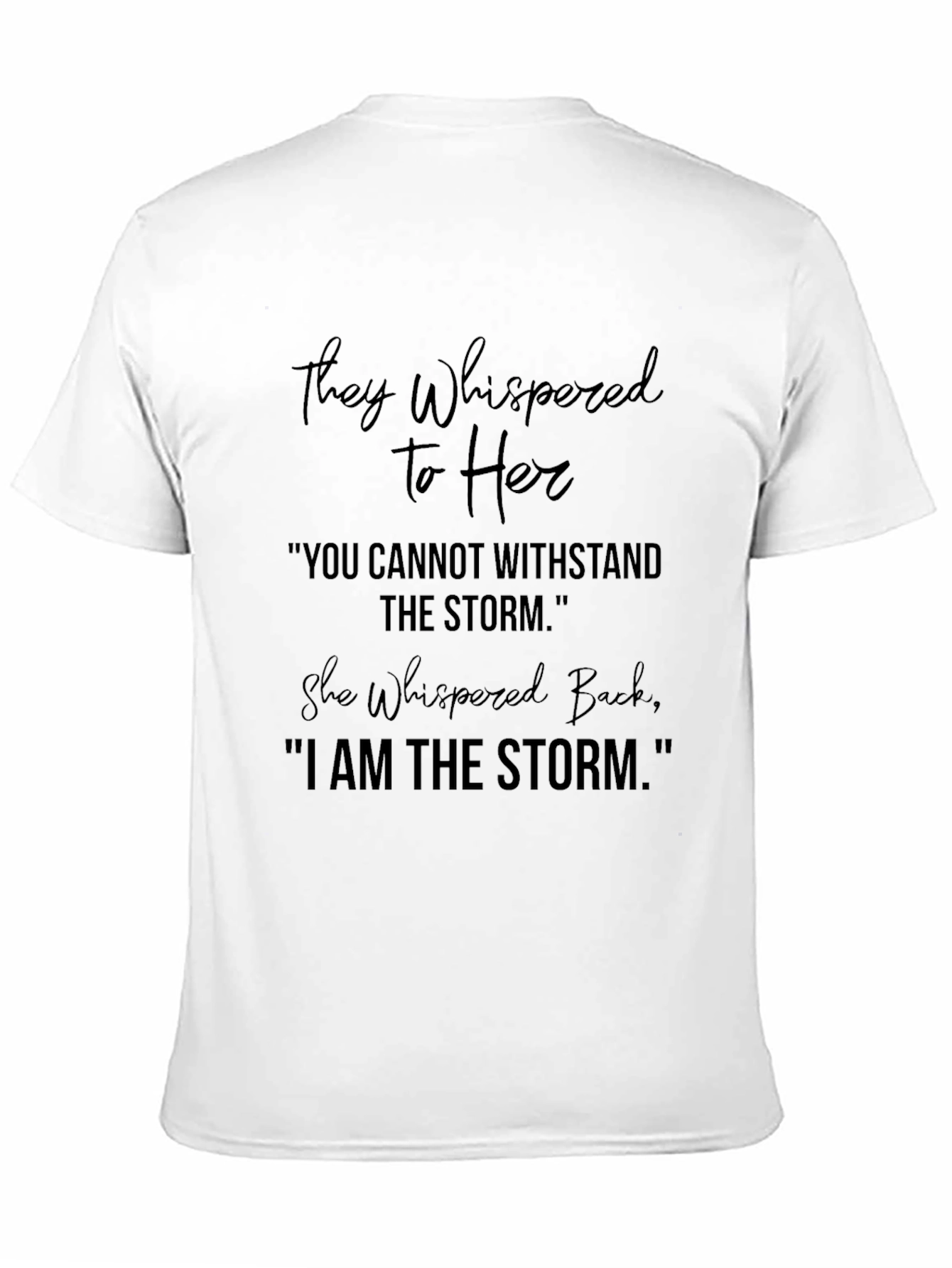 Black I Am The Storm Graphic Tee view 11