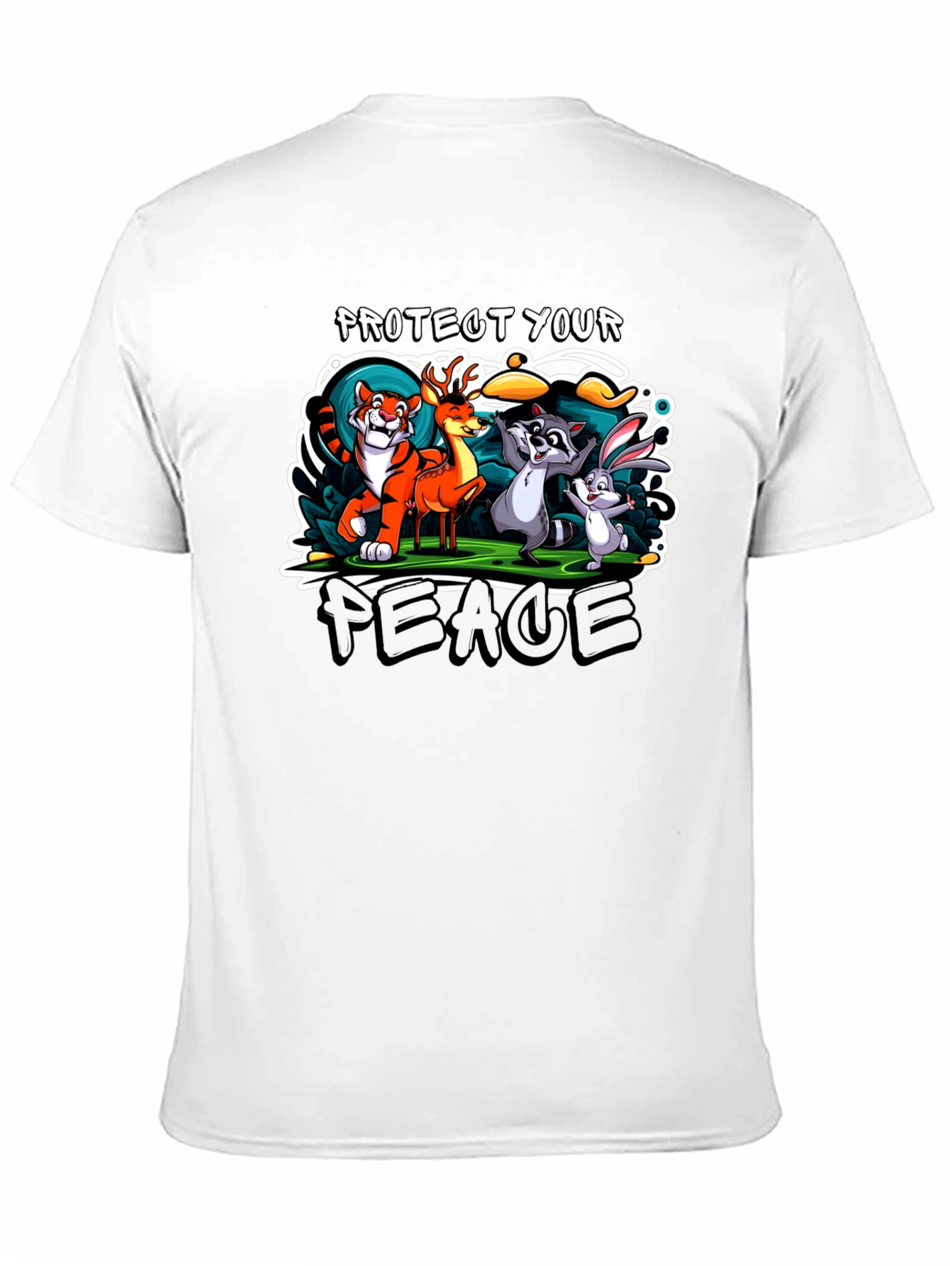 Protect Your Peace Wildlife Graphic Tee - 11