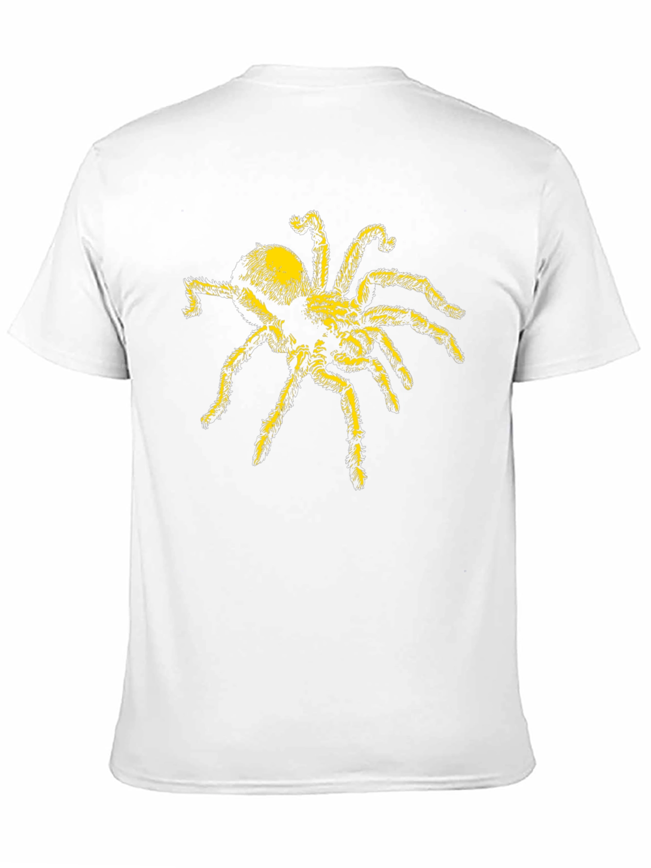 Black Spider Graphic T-Shirt - Black Cotton Tee view 11