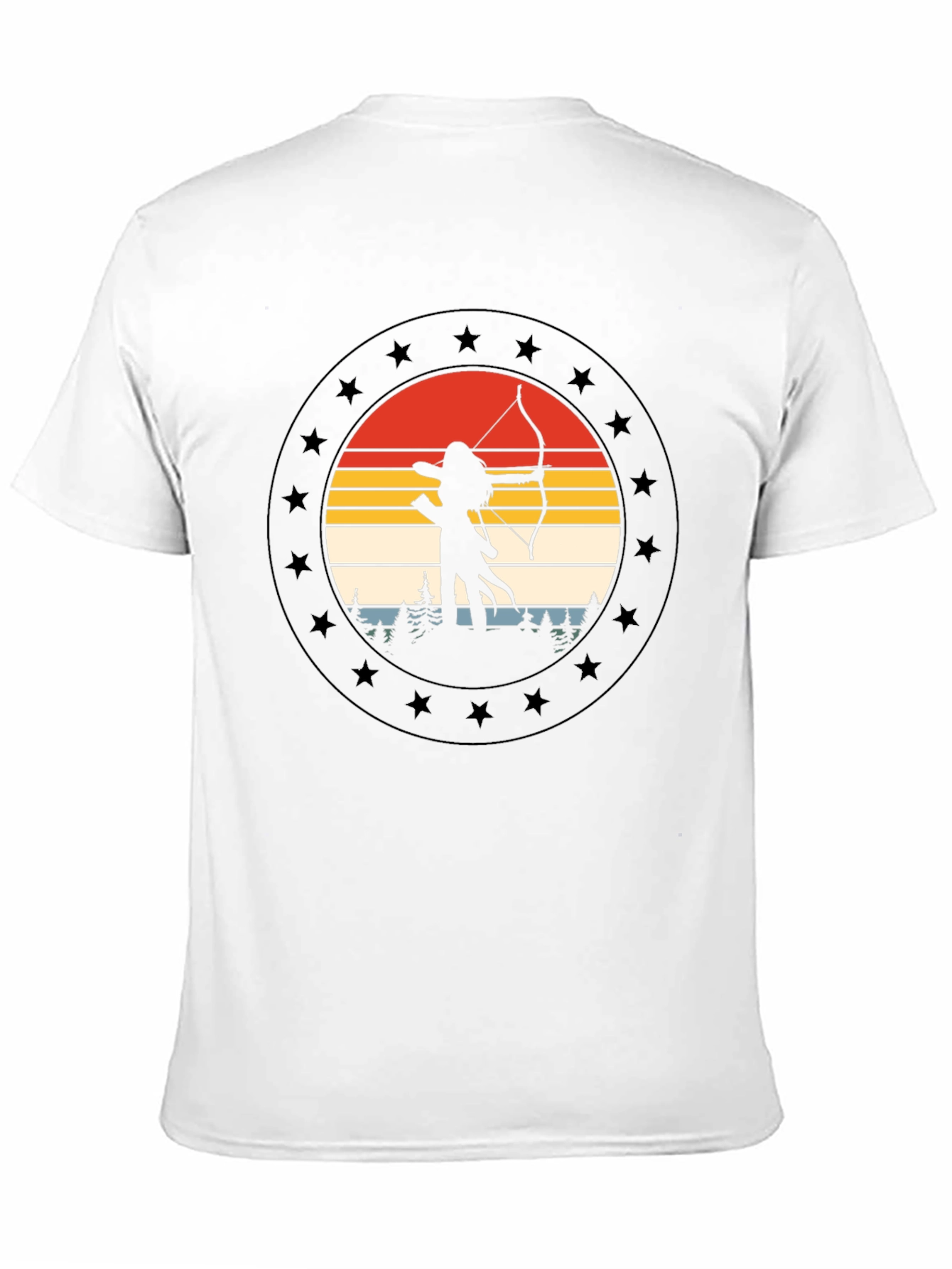 Black Archer Silhouette T-Shirt view 11