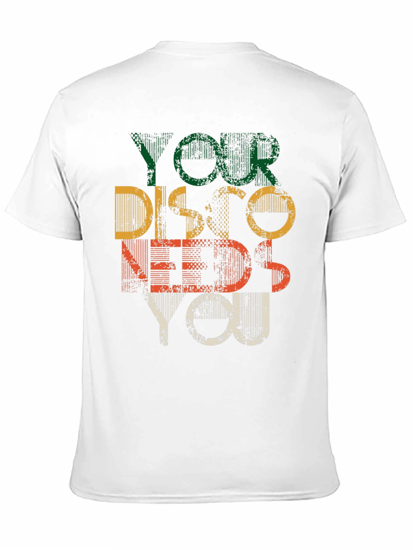 Black Retro Disco Needs You Graphic T-Shirt view 11