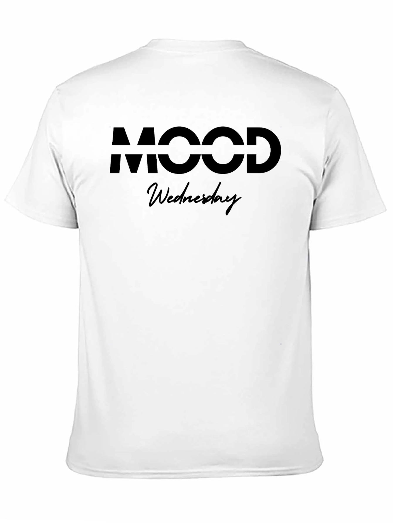 Black Mood Wednesday Graphic T-Shirt - Unisex Casual Tee view 11