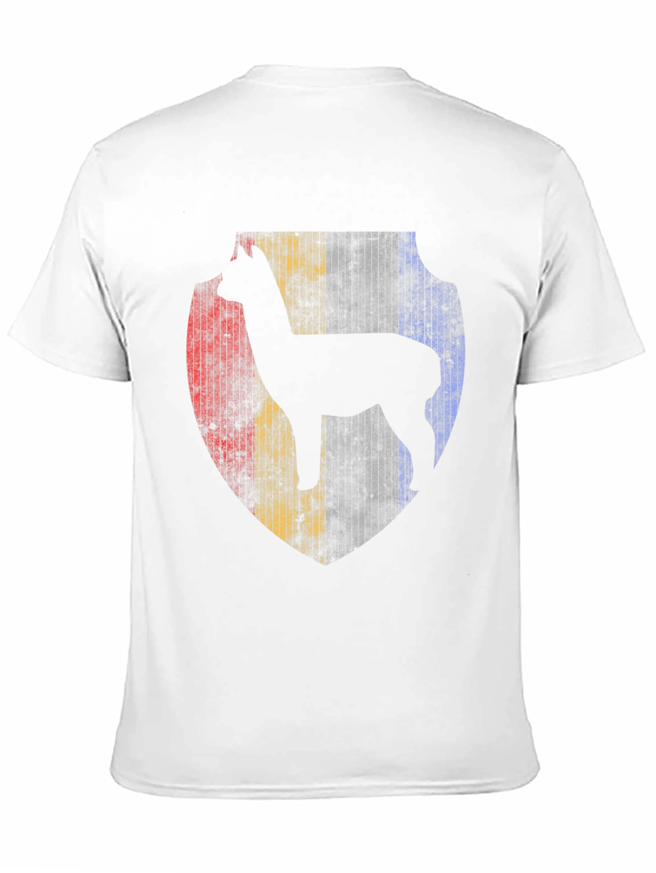 Alpaca Shield Graphic Tee - Men's Black T-Shirt - 11