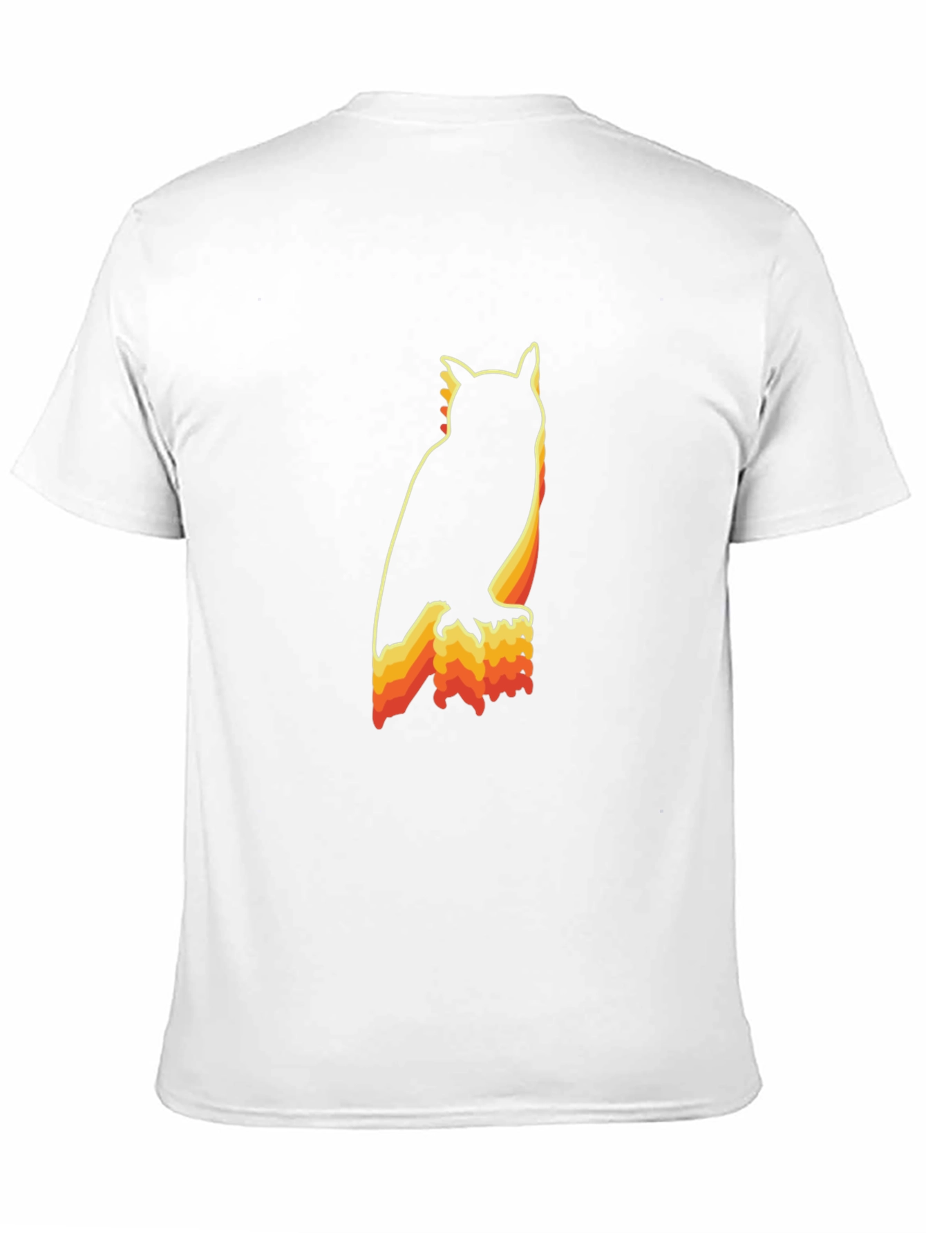 Black Retro Owl Graphic T-Shirt view 11