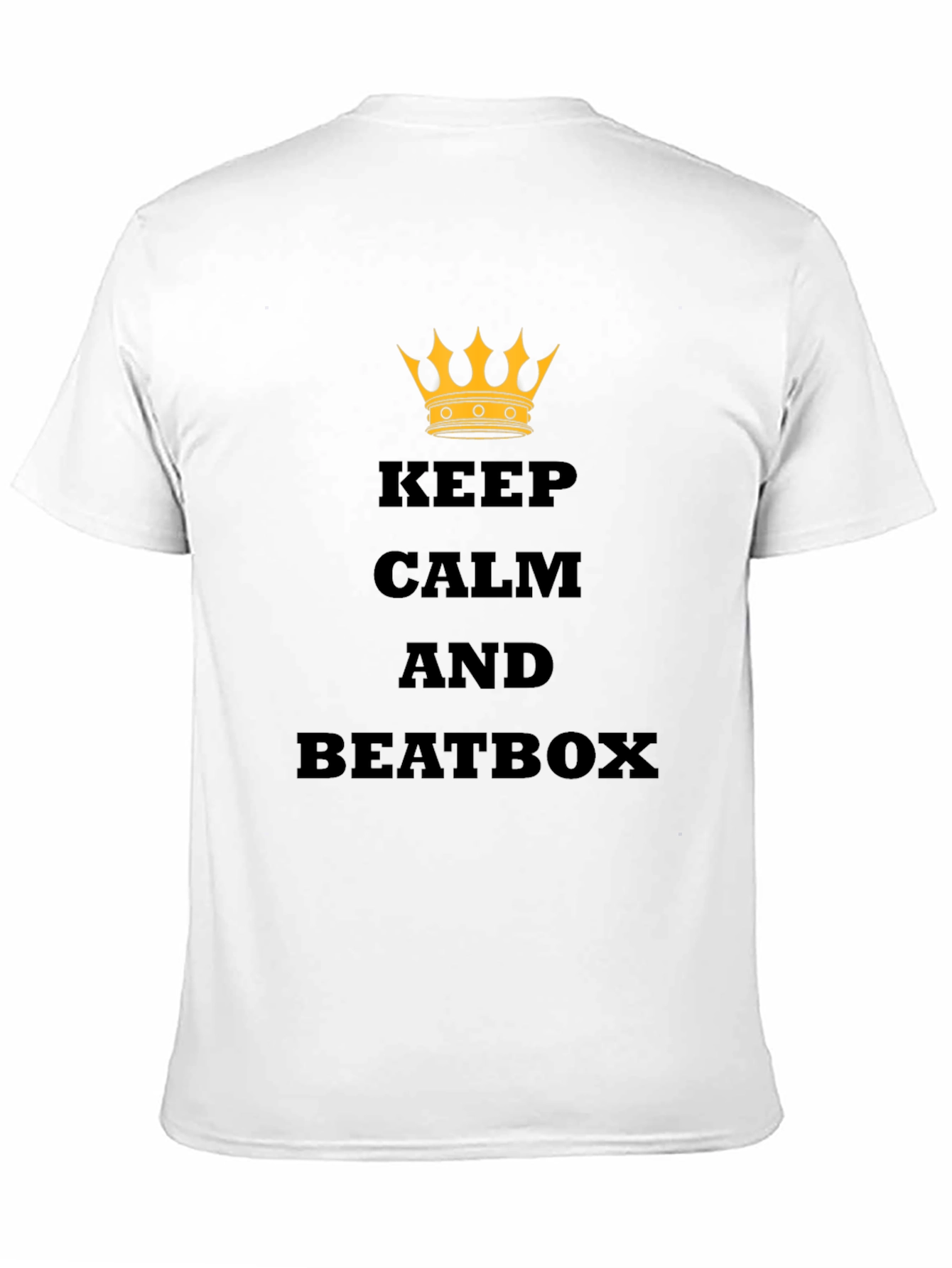 Black Keep Calm and Beatbox Black T-Shirt view 11