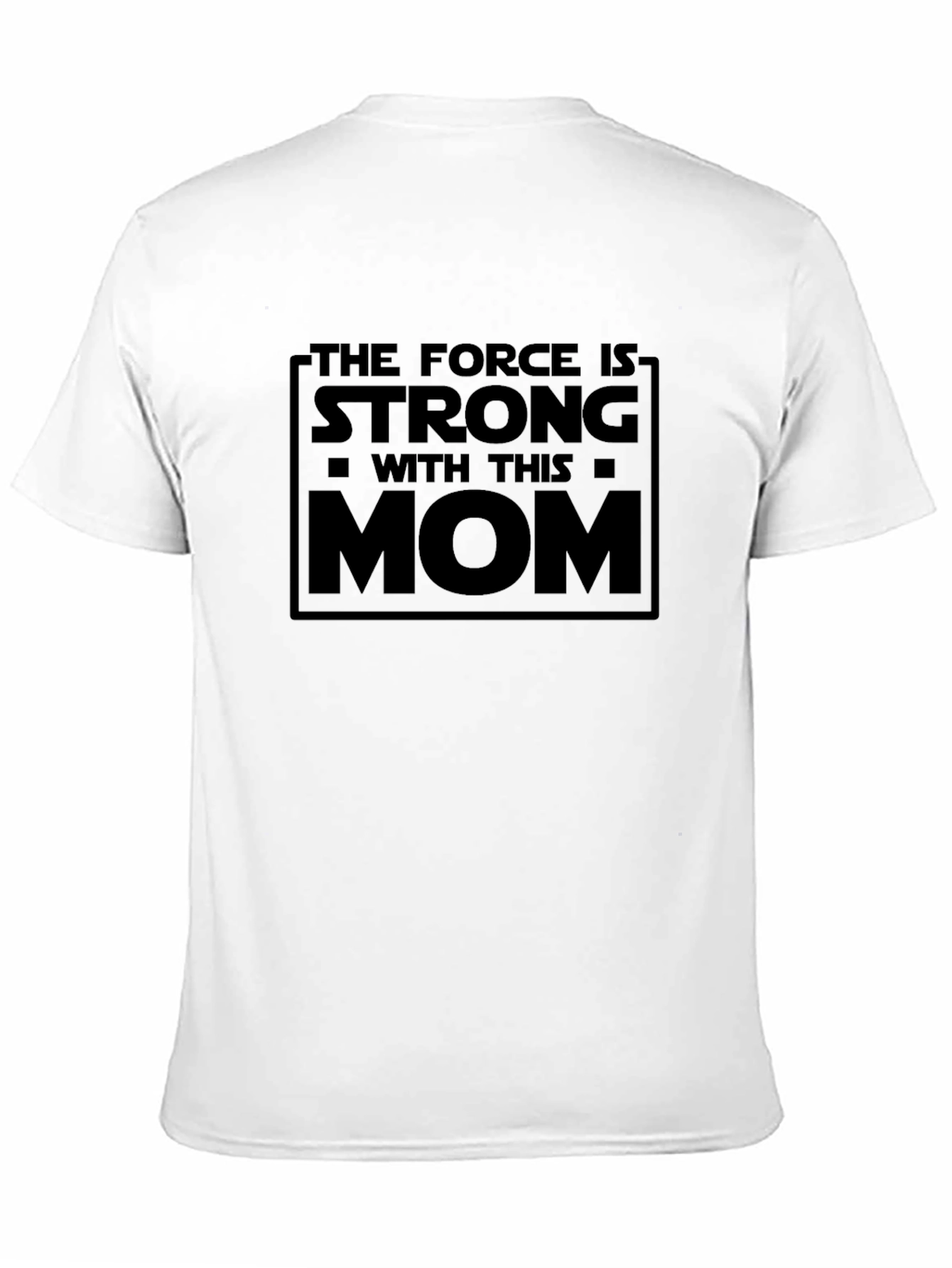 Black Force is Strong Mom Graphic T-Shirt view 11