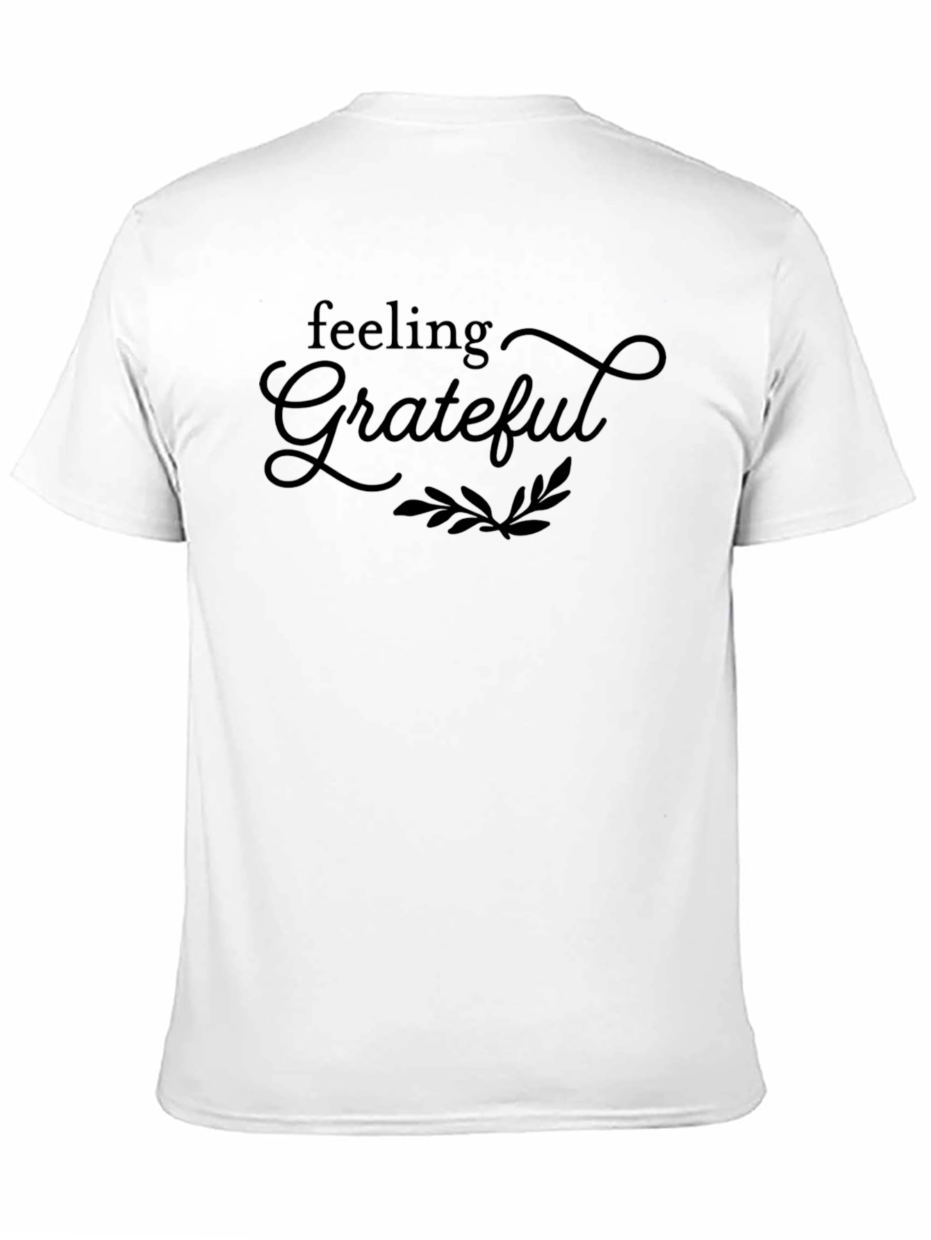Black Feeling Grateful Graphic Tee - Soft Cotton Blend Shirt view 11