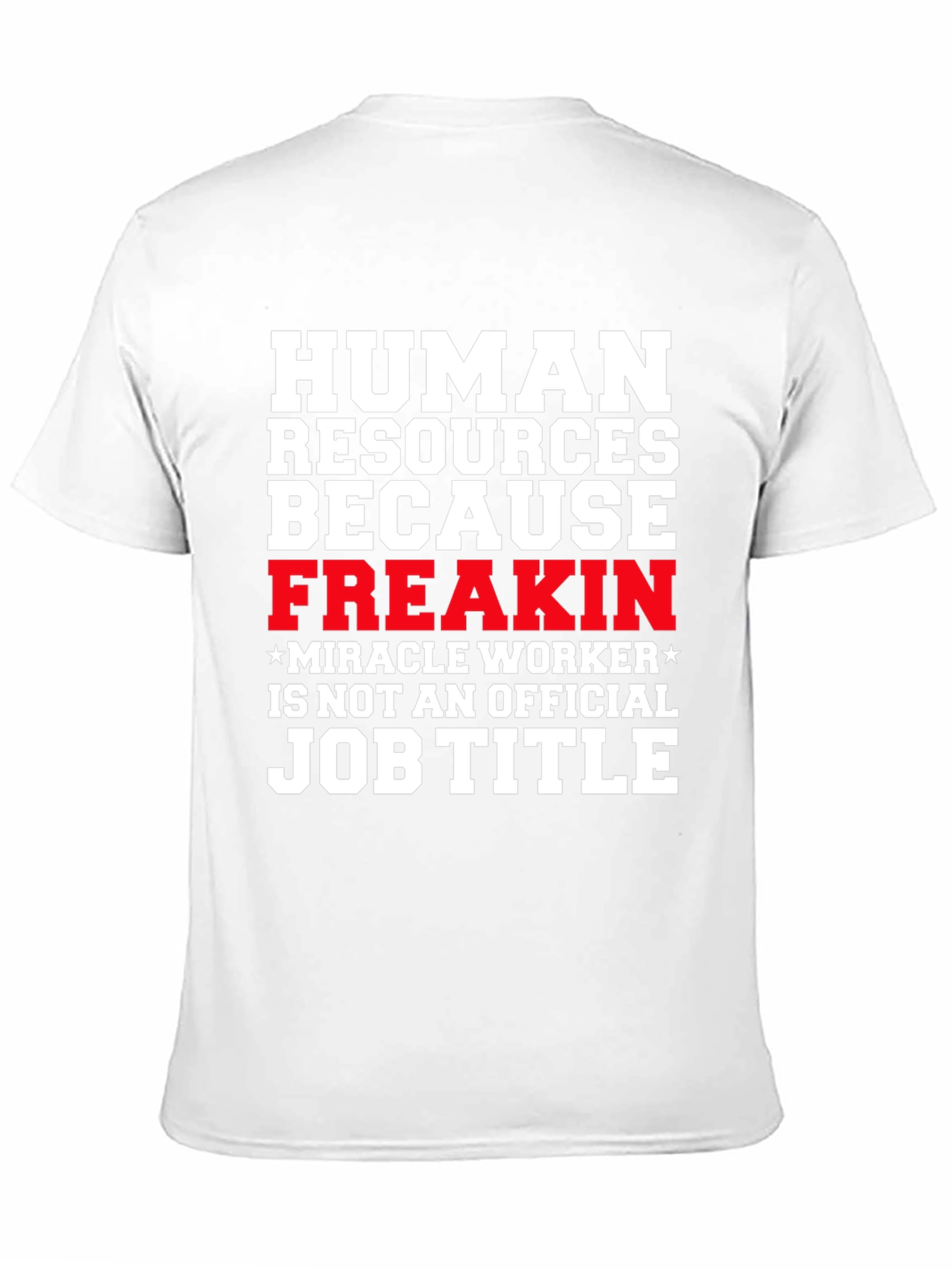 Black Human Resources Funny Job Title Graphic Tee view 11