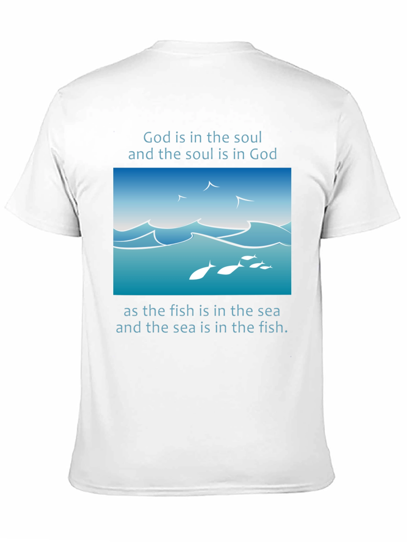 Black Soul in God Graphic T-Shirt view 11