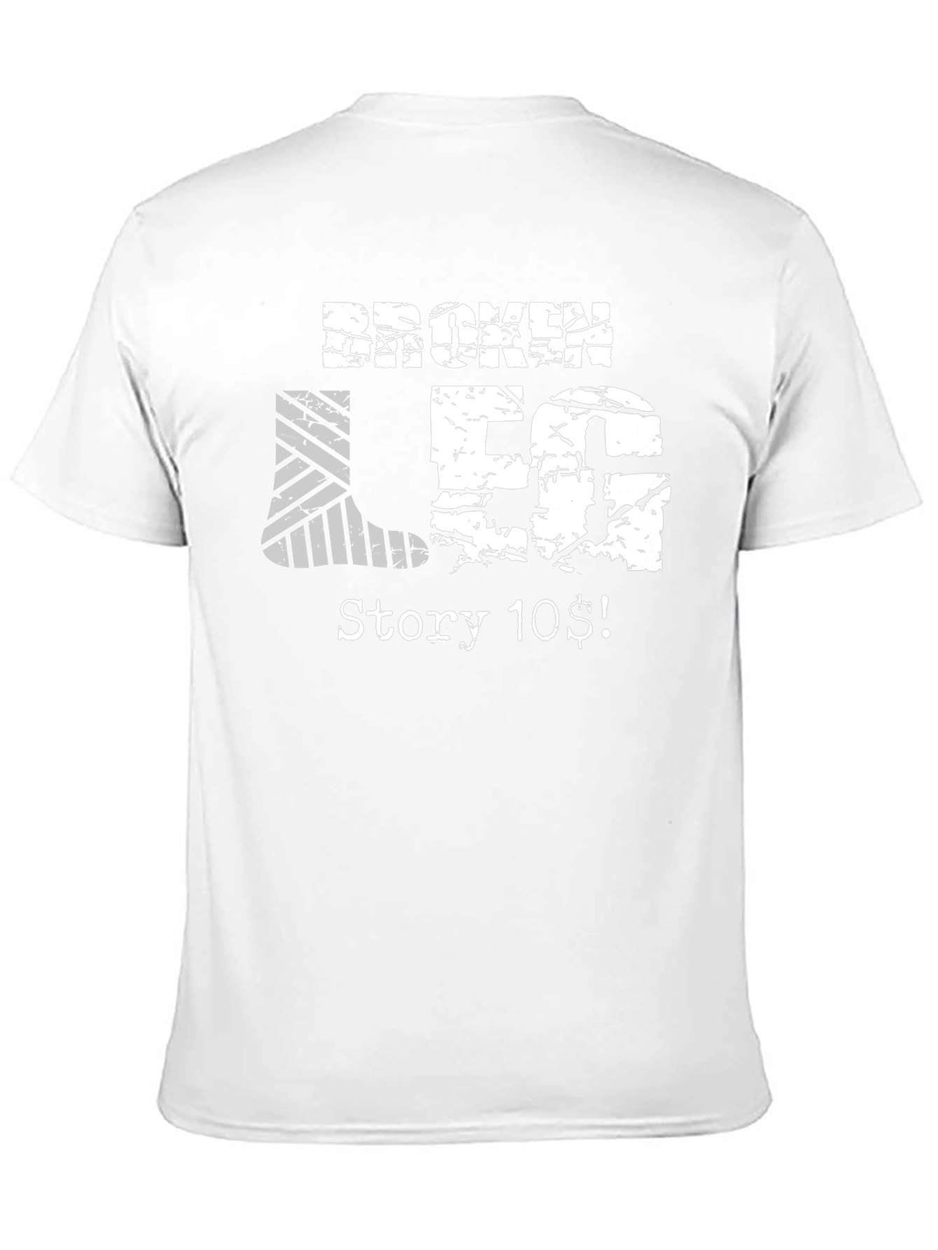 Black Broken Leg Story T-Shirt view 11