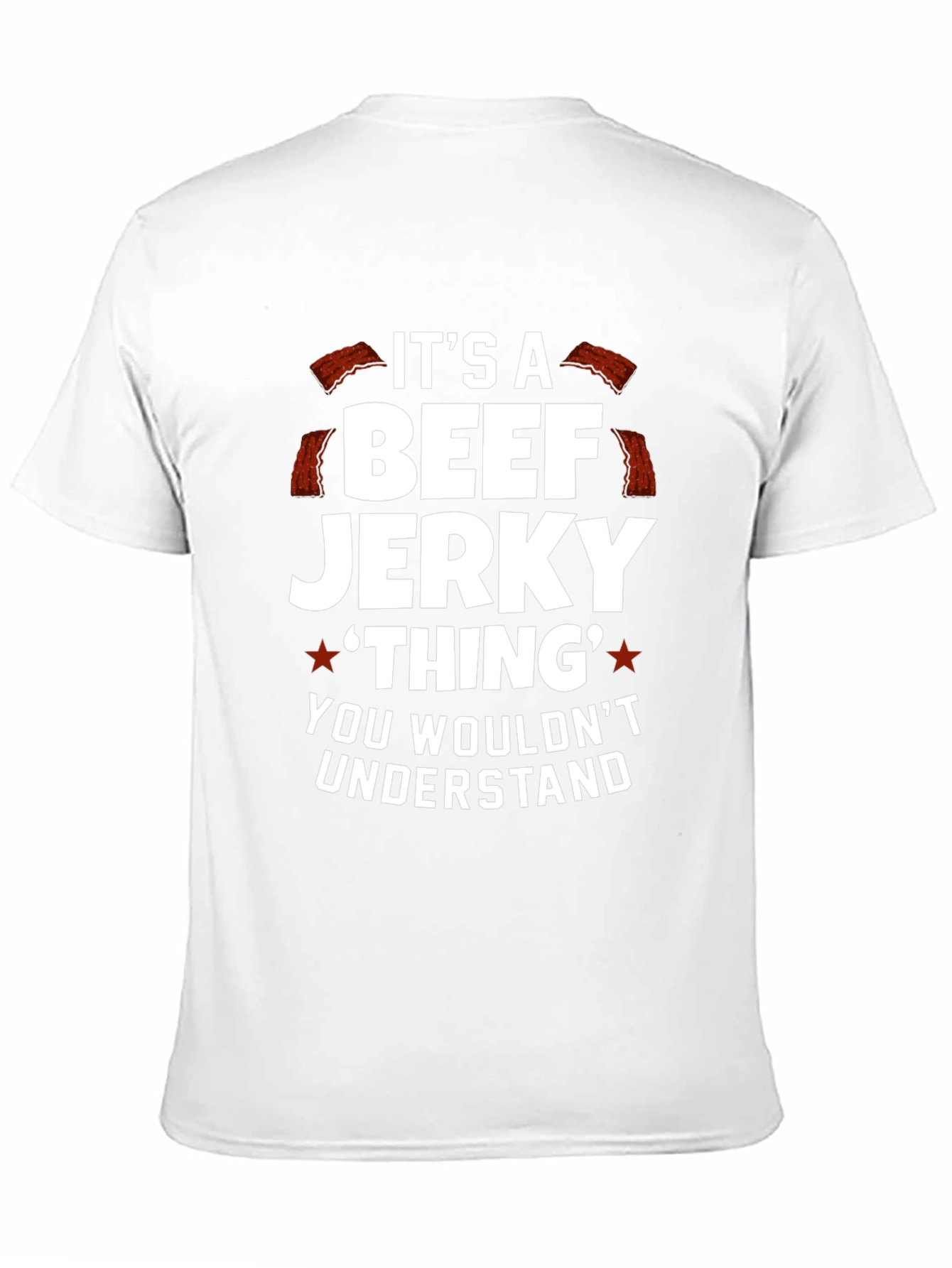 Black Beef Jerky Thing T-Shirt Funny Graphic Tee view 11