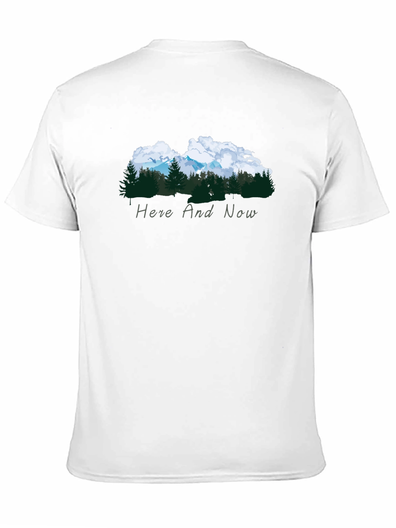 Black Nature Inspired Black Tee - Here and Now view 11