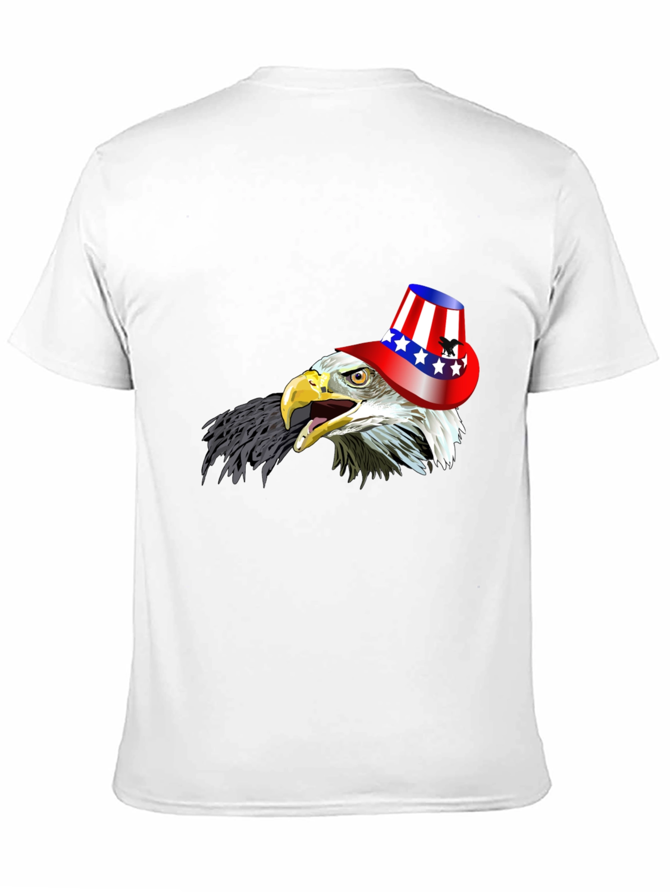 Black Eagle USA Hat Graphic T-Shirt view 11