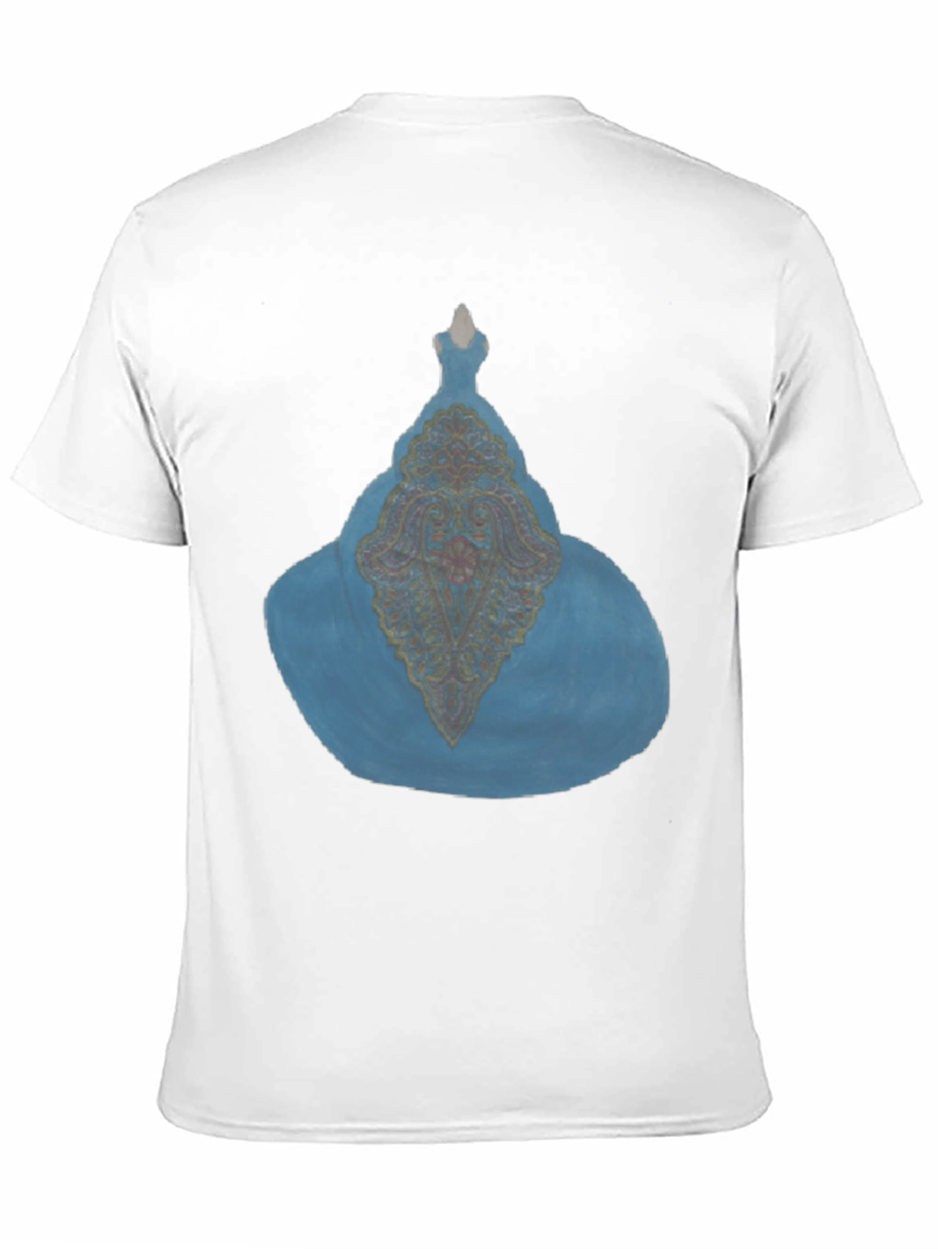 Black Black T-Shirt with Blue Genie Lamp Graphic view 11