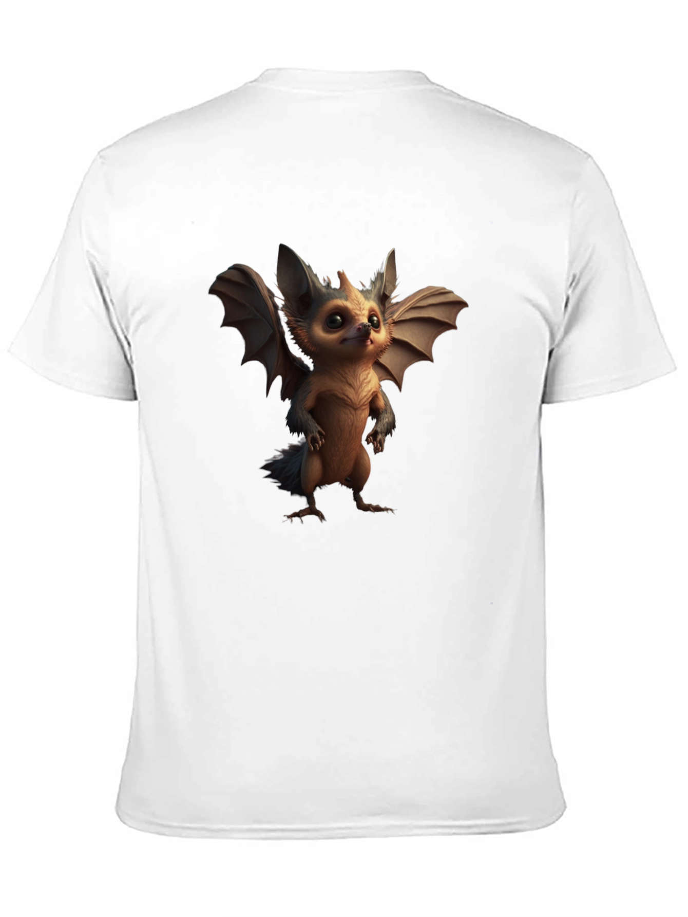 Black Cute Fantasy Creature T-Shirt - Soft Cotton Blend view 11
