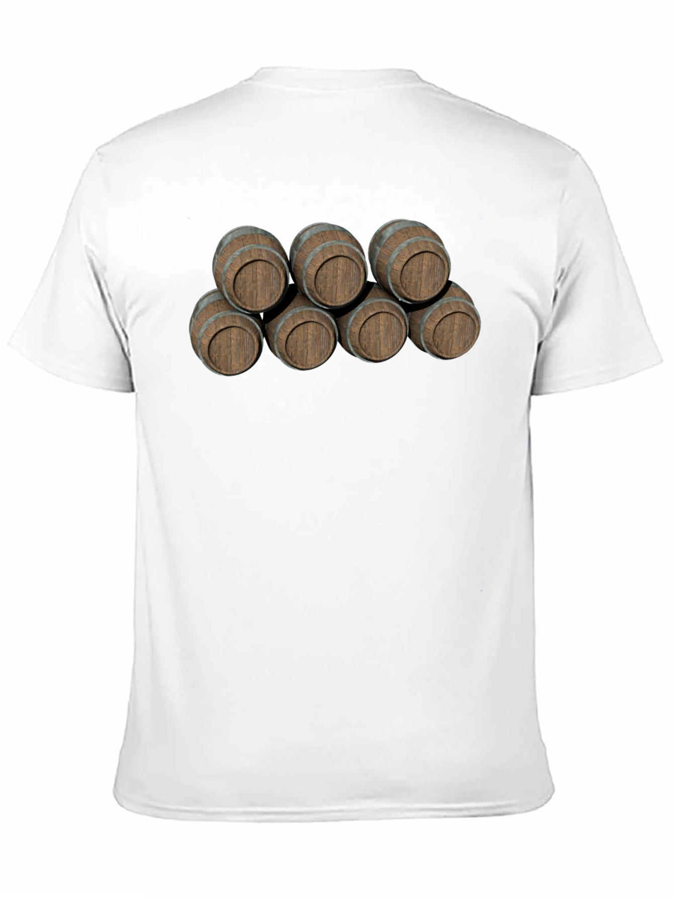 Black Novelty Barrel Stack Graphic Tee - Black view 11