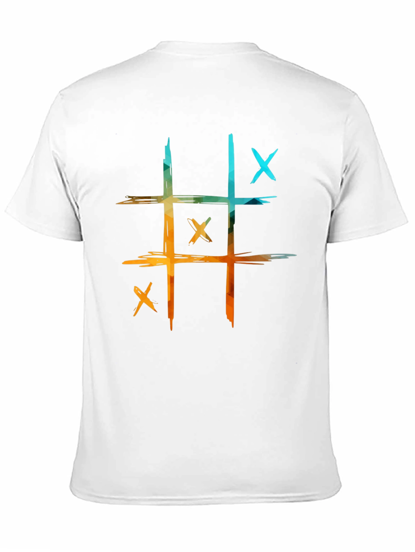 Black Tic-Tac-Toe Graphic Tee - Casual Cool! view 11