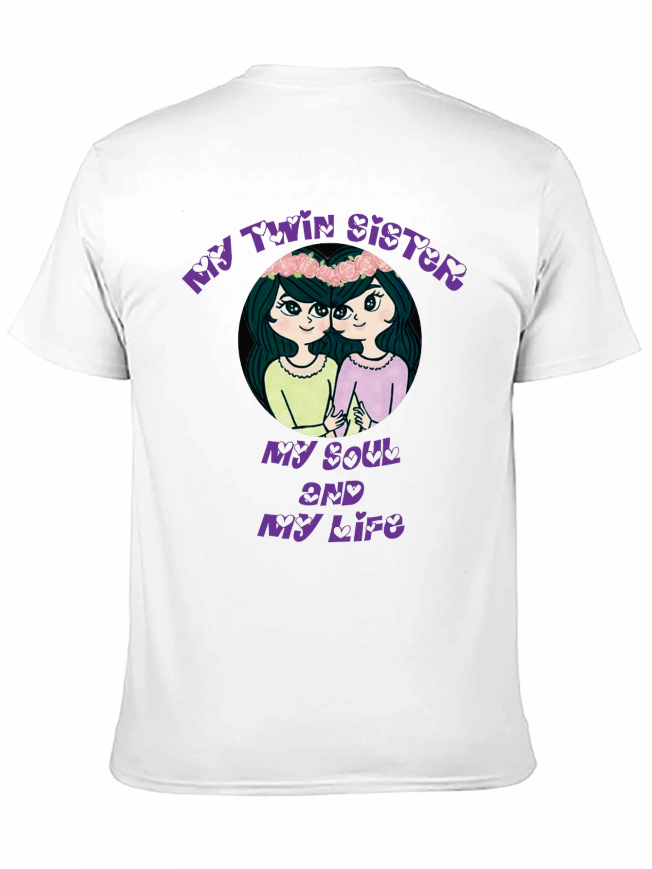 Black My Twin Sister Soul & Life Black Graphic Tee view 11