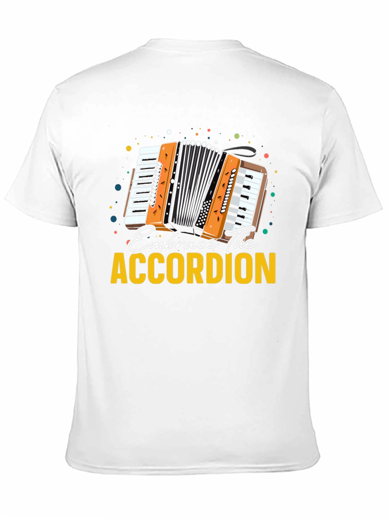 Black Embrace The Accordion Black Graphic Tee view 11
