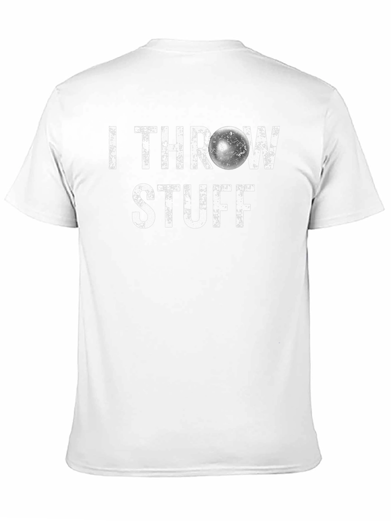 Black I Throw Stuff Graphic T-Shirt view 11