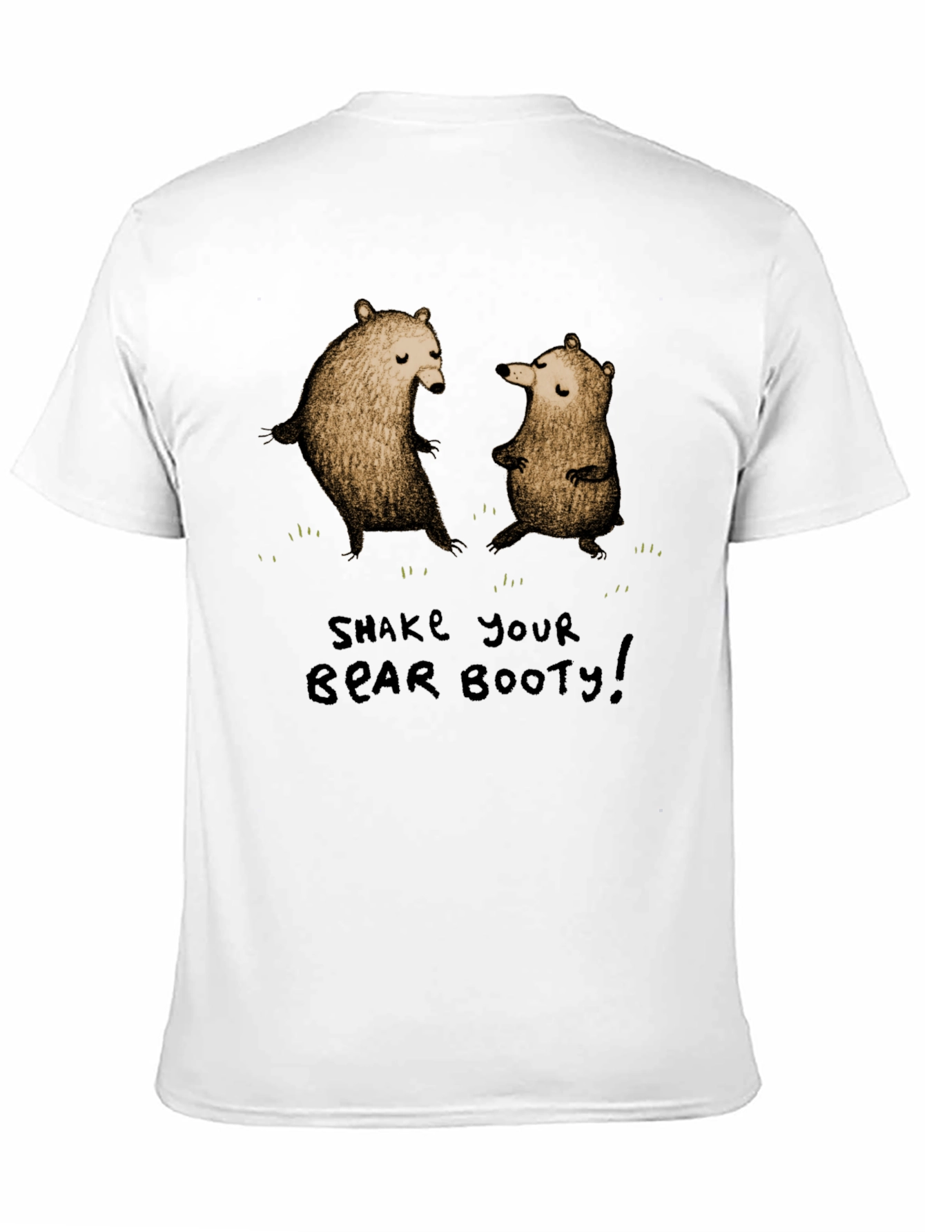 Black Shake Your Bear Booty Graphic Tee view 11
