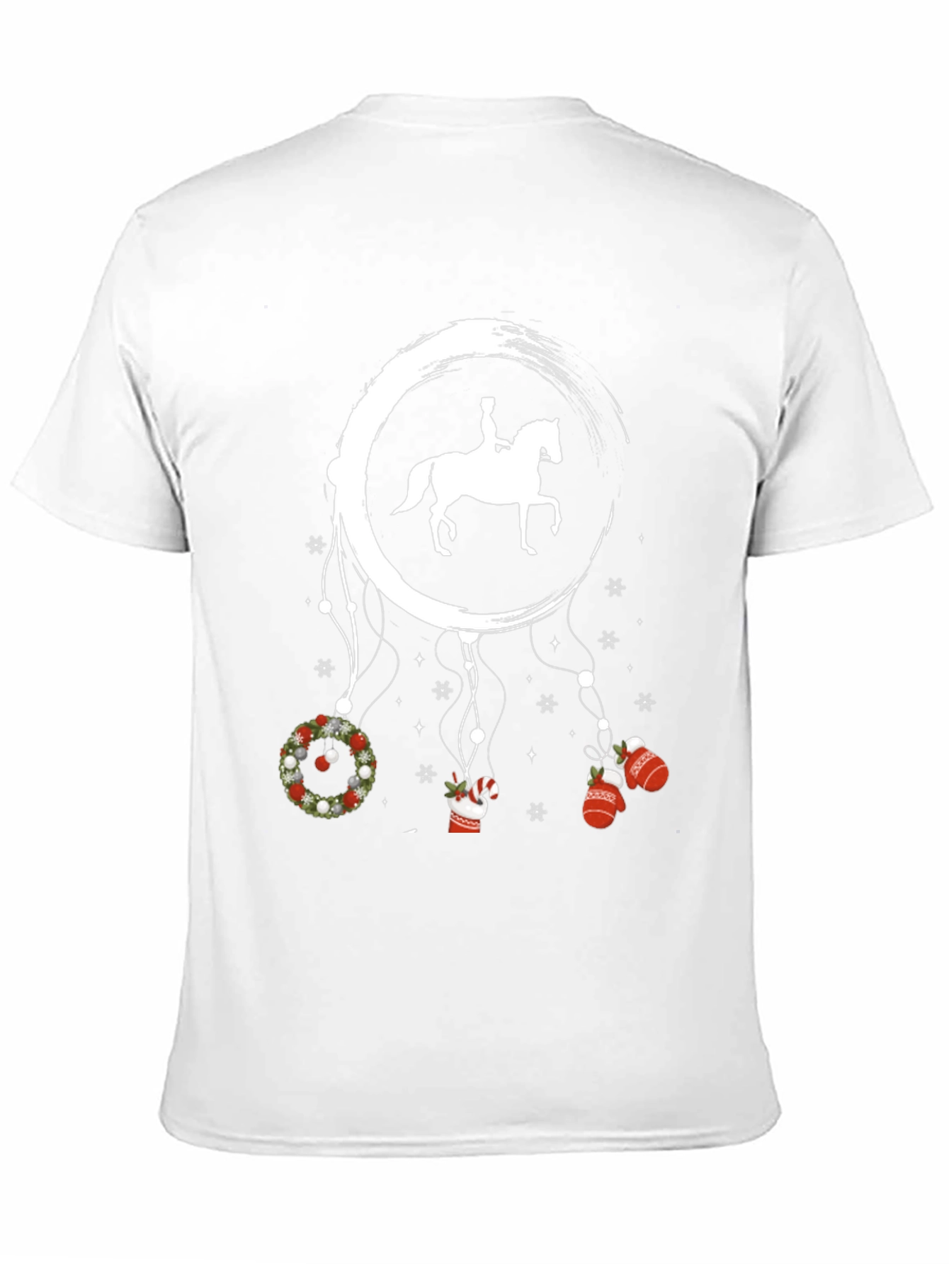 Black Equestrian Dreamcatcher Graphic T-Shirt view 11