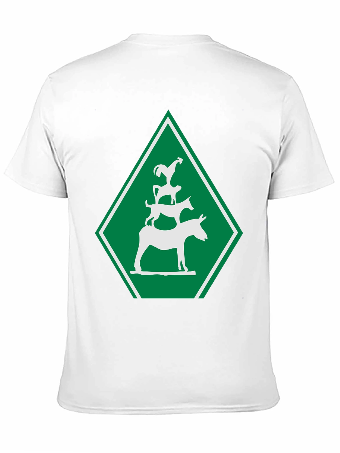 Black Animal Stack T-Shirt - Funky Graphic Tee view 11