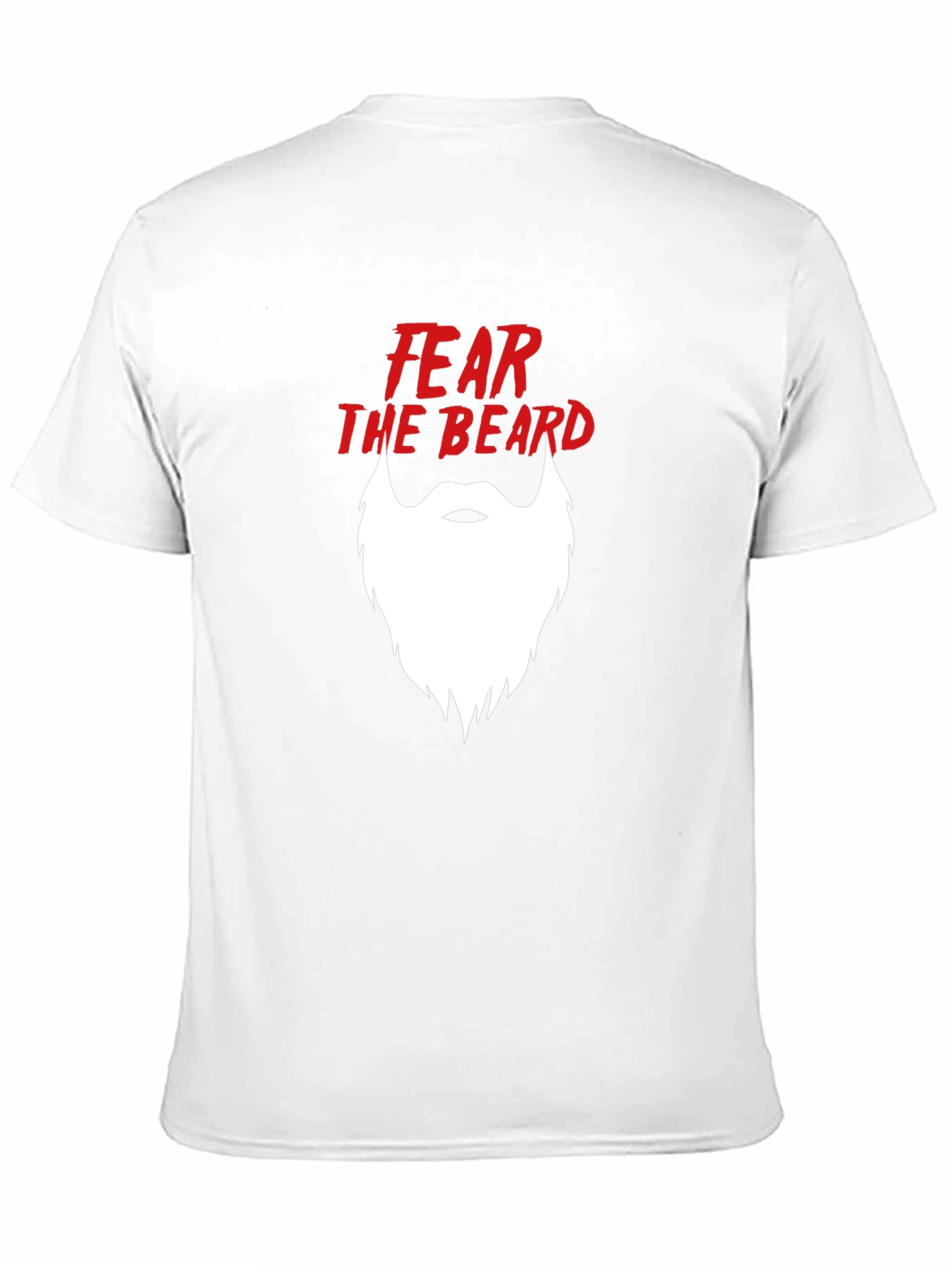 Black Fear the Beard Graphic Tee - Black view 11