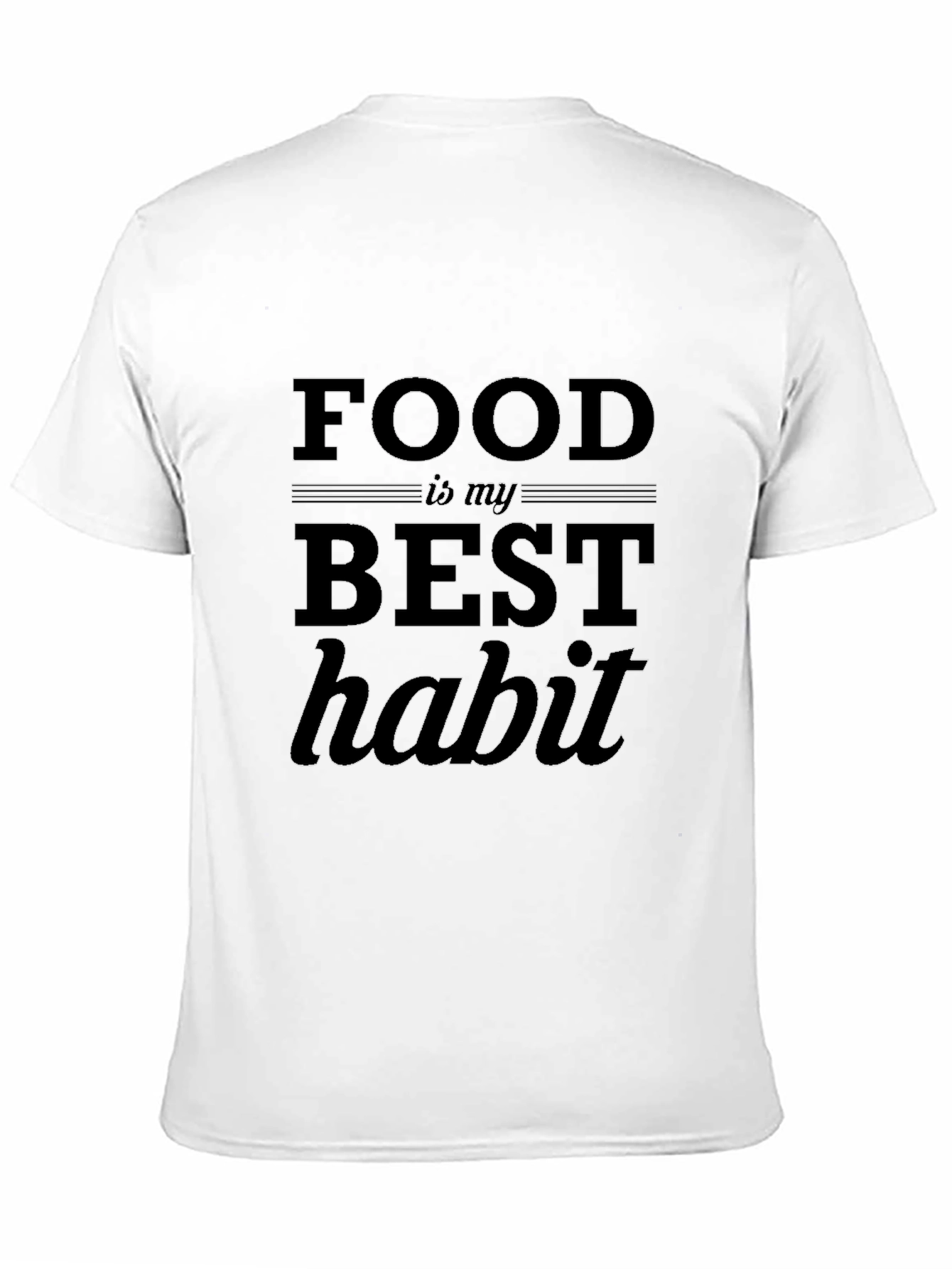 Black Food is My Best Habit Graphic Tee view 11