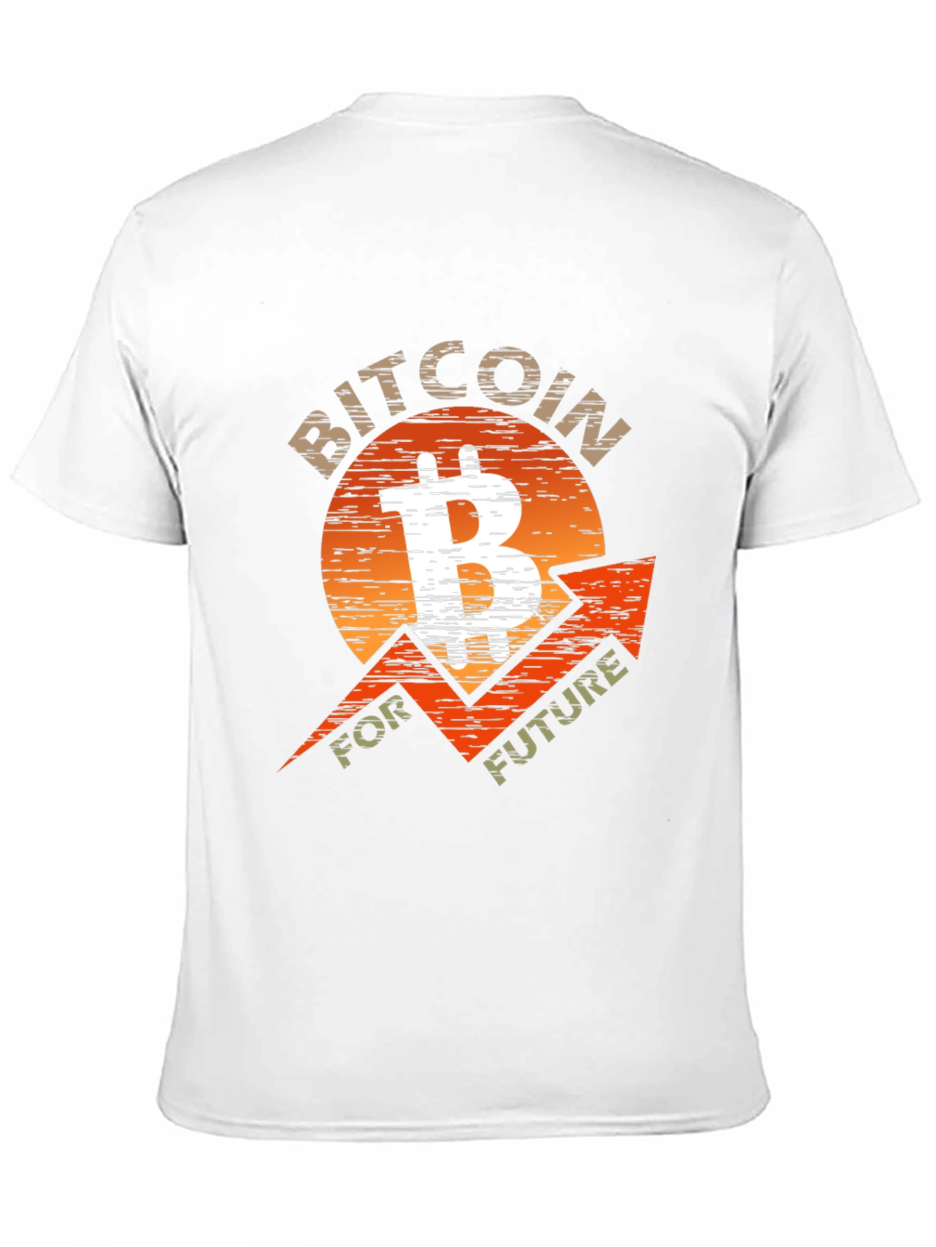 Black Bitcoin For Future Graphic Tee - Crypto T-Shirt view 11