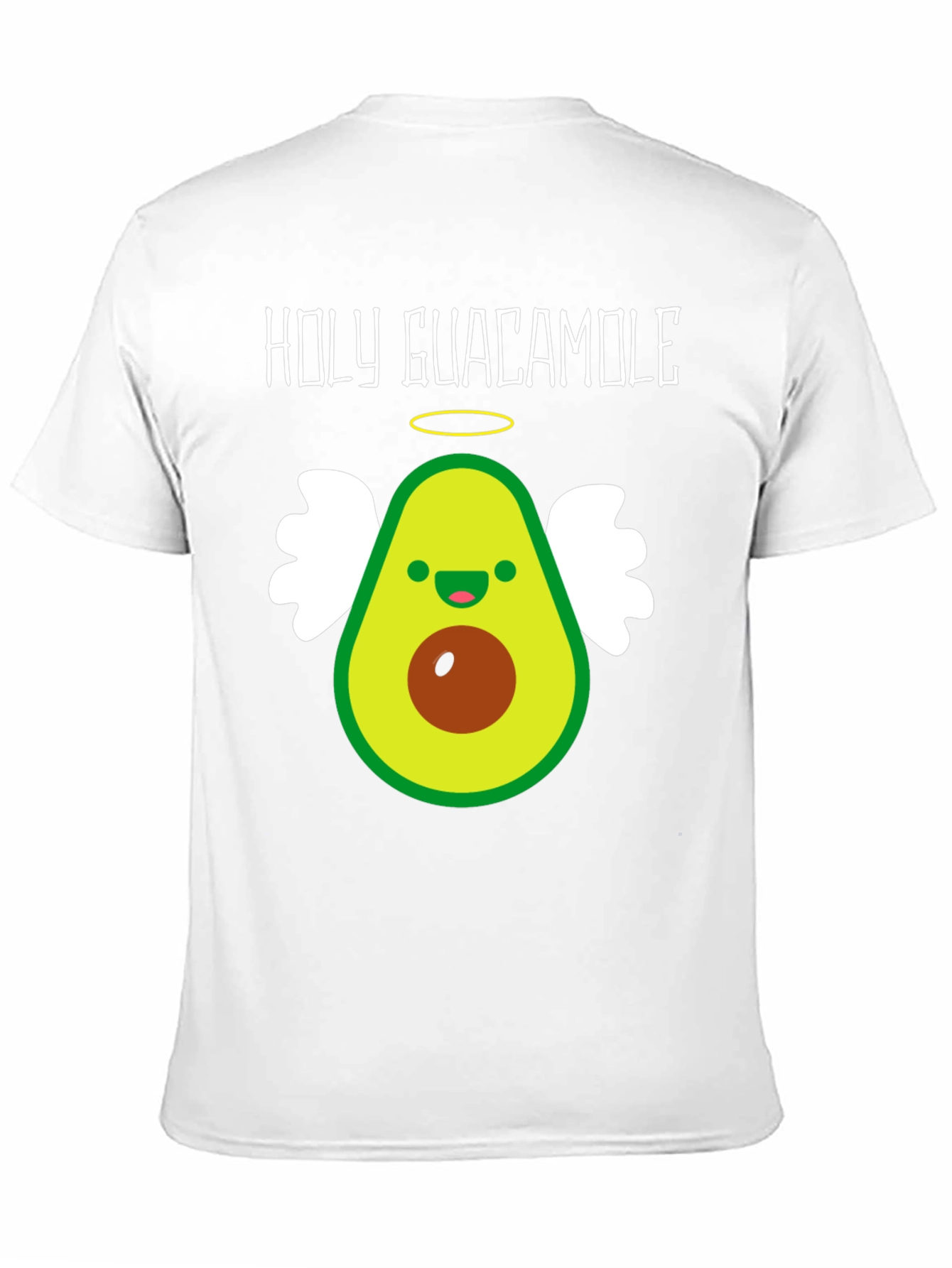 Black Holy Guacamole T-Shirt - Avocado Angel Tee view 11