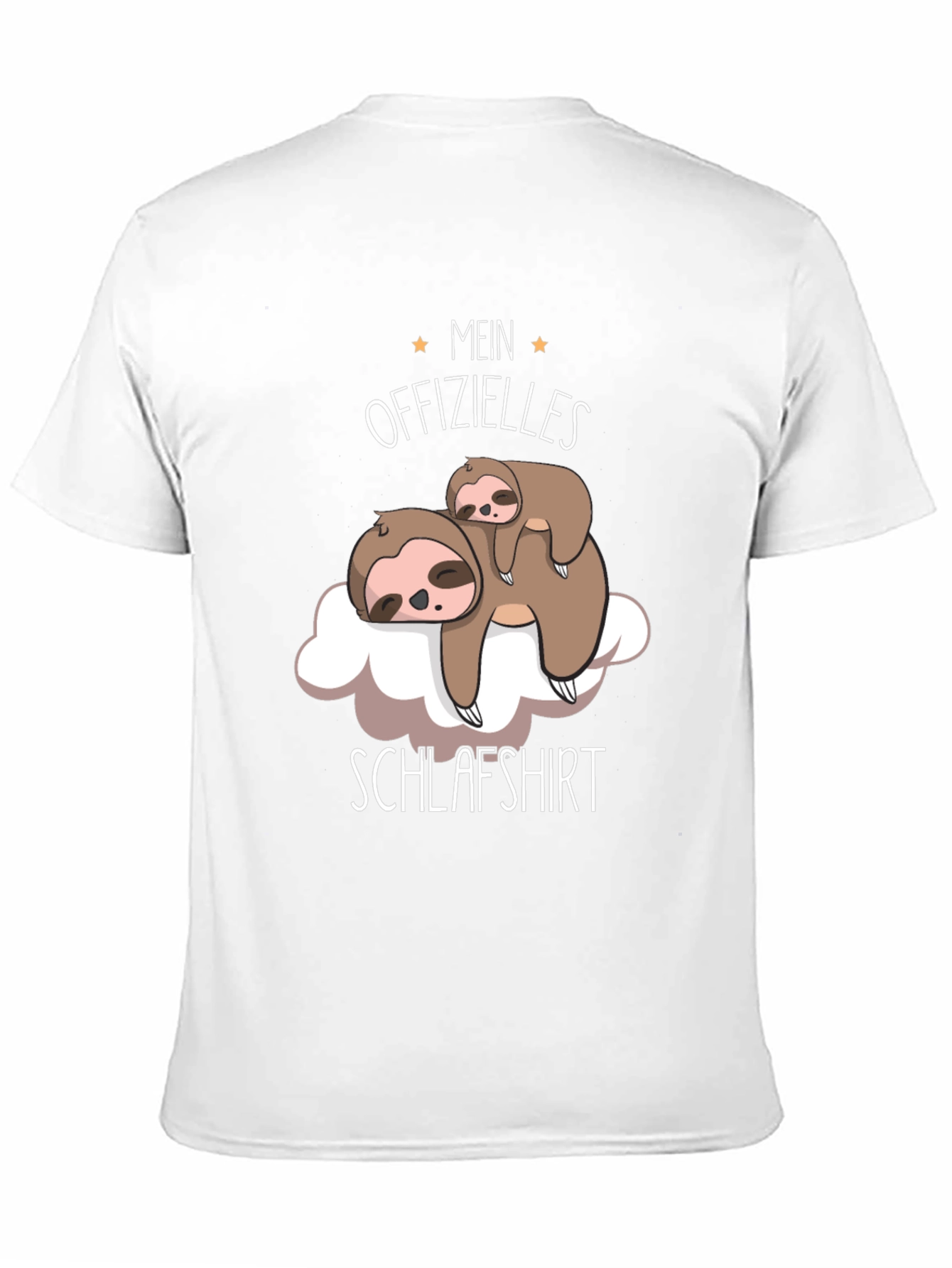Black Funny Sloth Sleeping Shirt - Mein Offizielles Schlafshirt view 11
