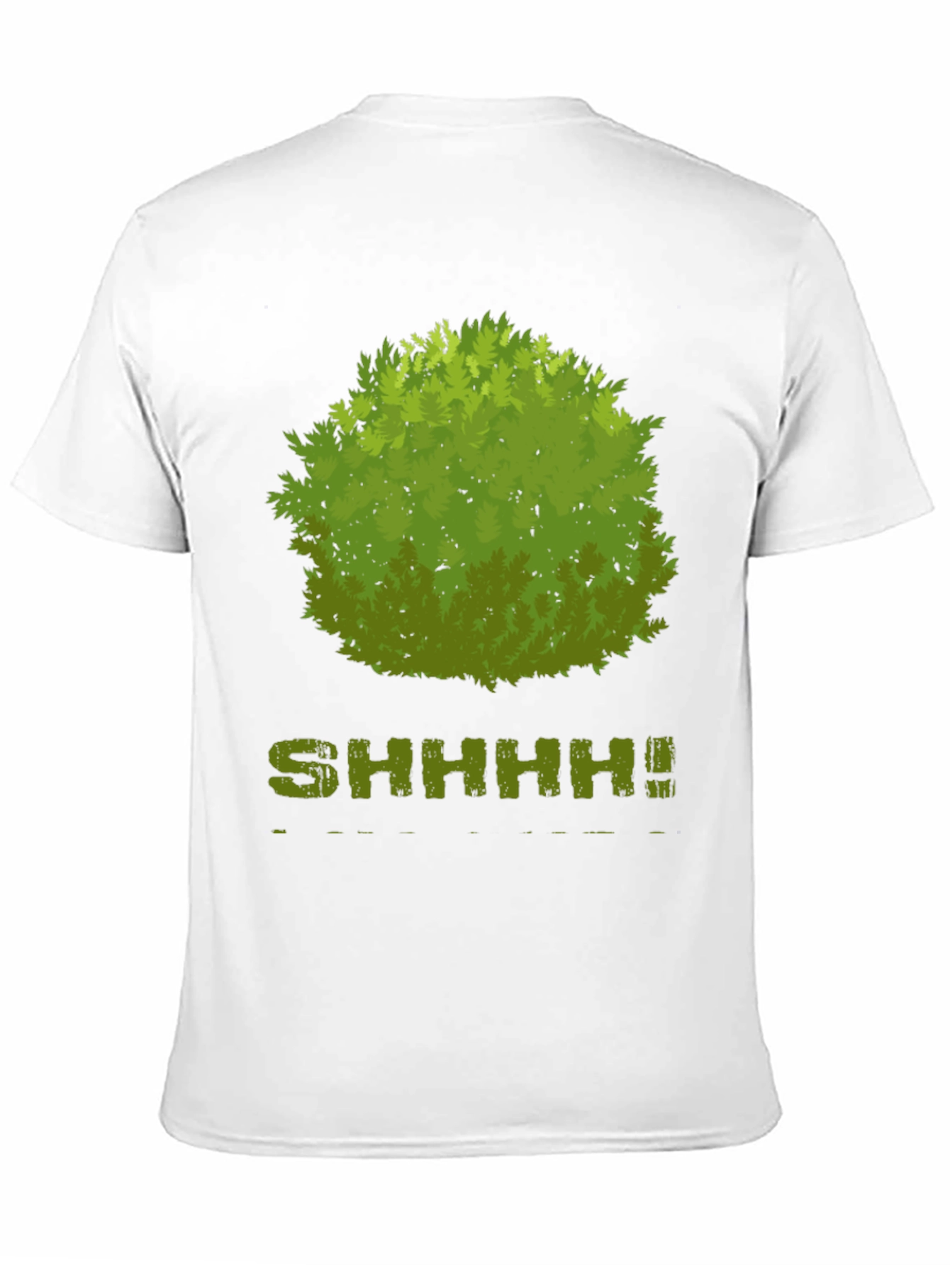 Black Shhhhh! Bush Graphic T-Shirt - Soft Cotton Blend view 11