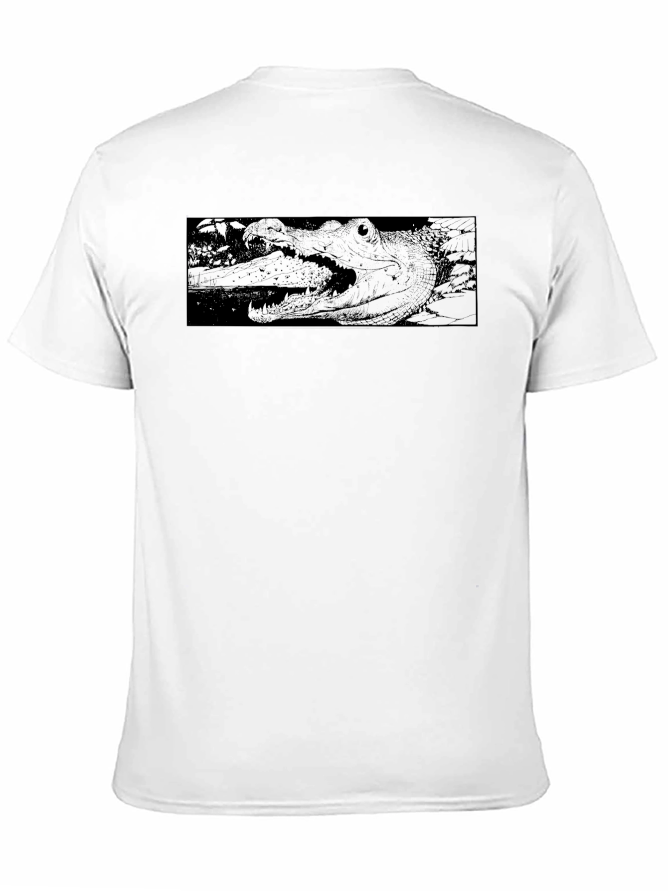 Black Crocodile Graphic T-Shirt - Premium Comfort view 11