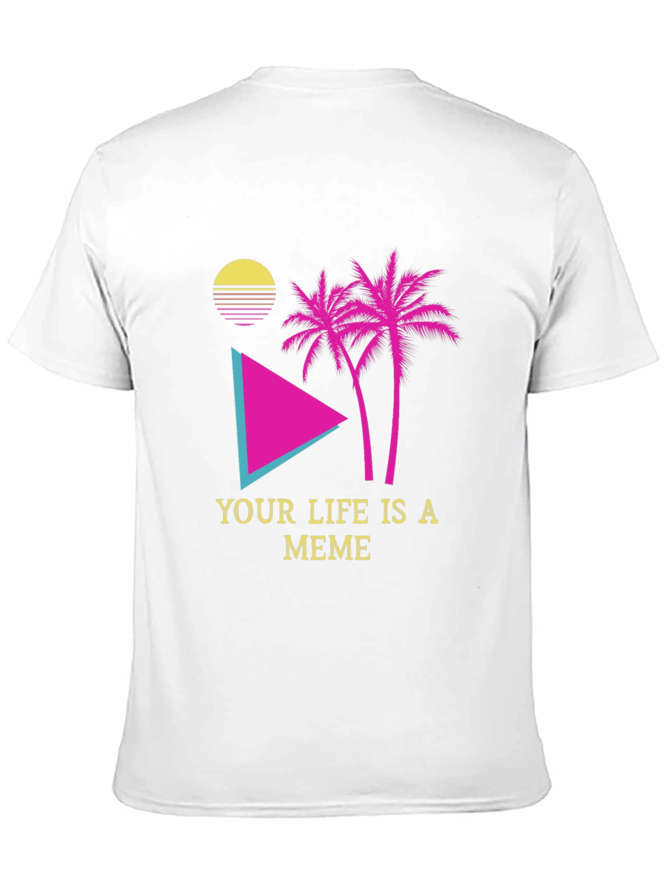 Black Meme Life Graphic Tee - Black Novelty T-Shirt view 11