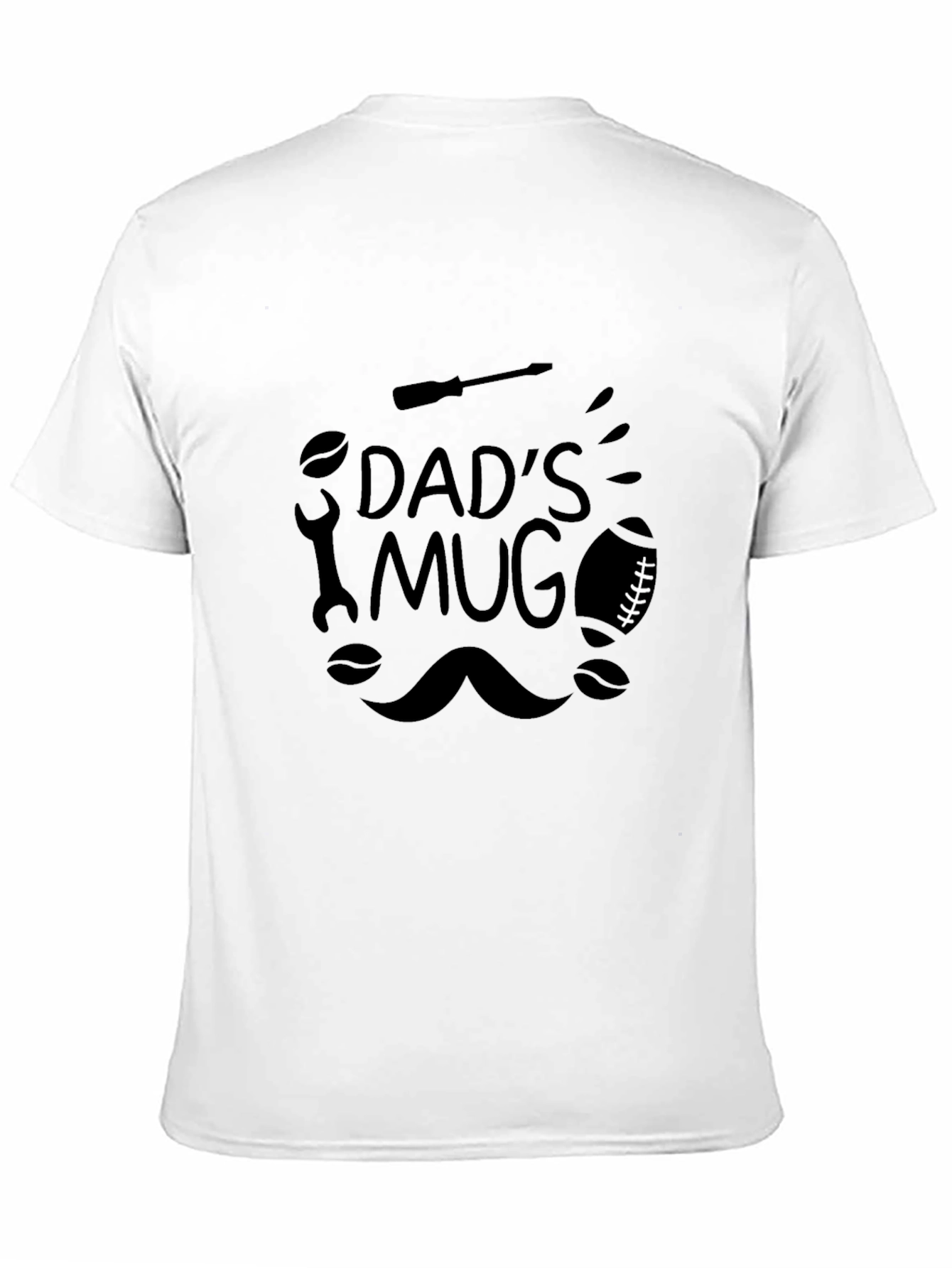 Black Dad's Mug Graphic T-Shirt Black view 11