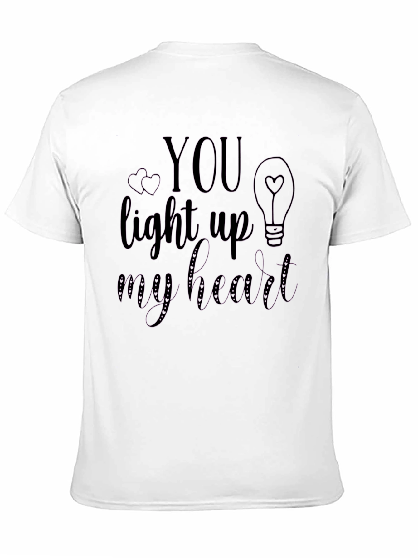 Black You Light Up My Heart Graphic Tee view 11