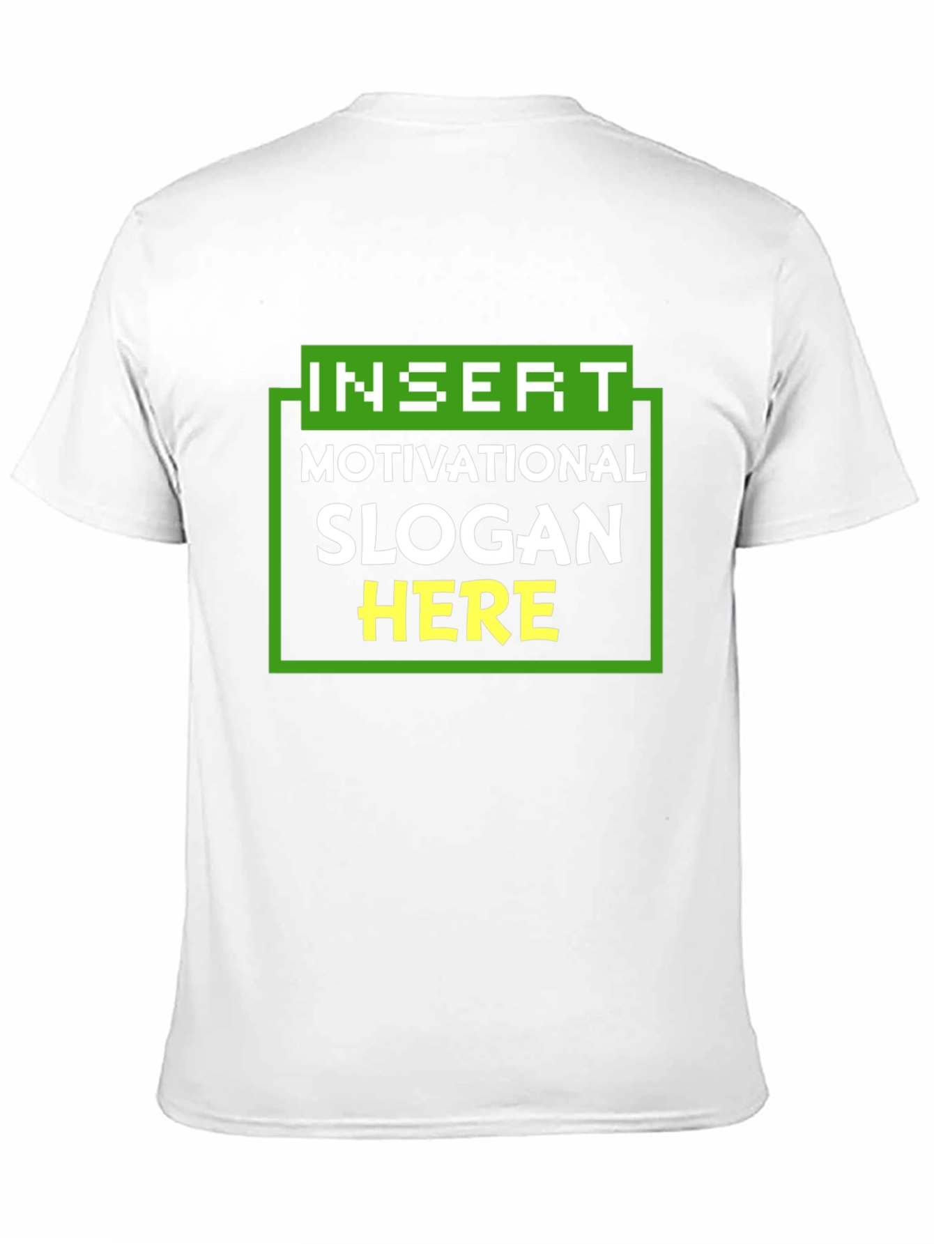 Black Motivational Slogan T-Shirt - Black view 11