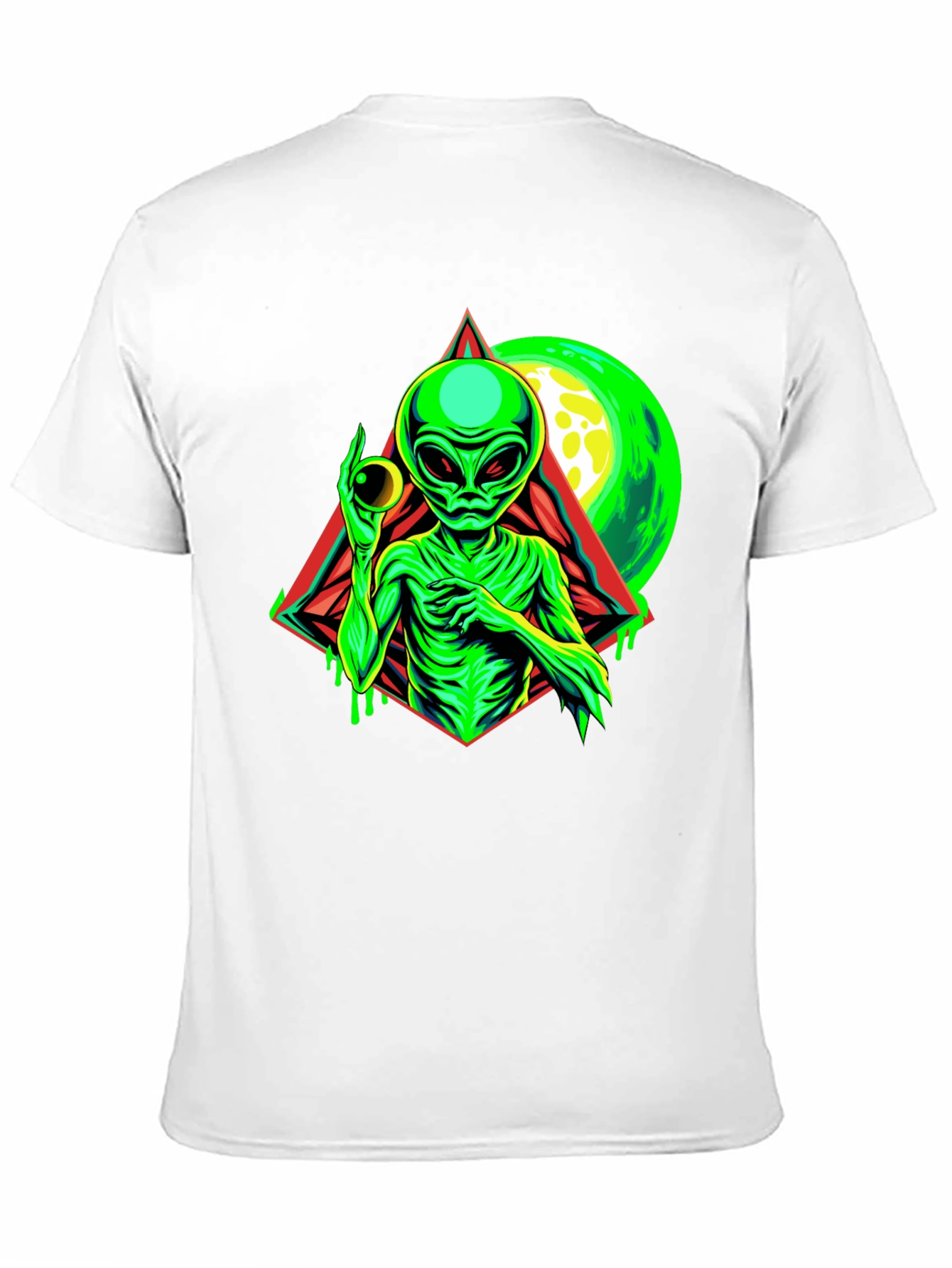 Black Alien Graphic Tee - Sci-Fi T-Shirt view 11
