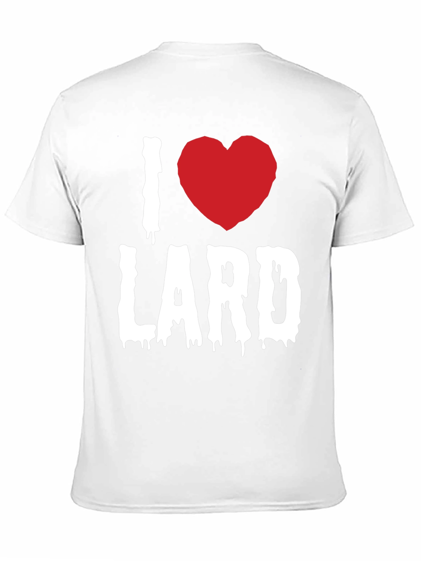 Black I Love Lard Graphic Tee - Black view 11