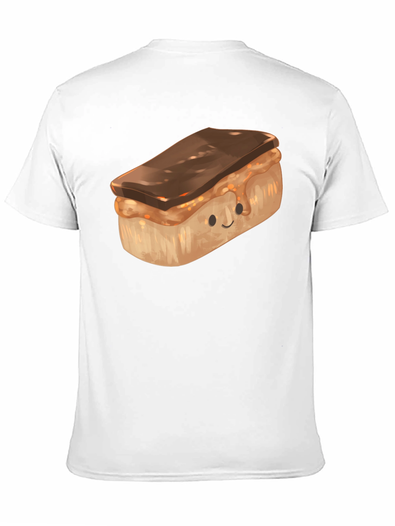 Black Cute Cartoon Dessert T-Shirt view 11