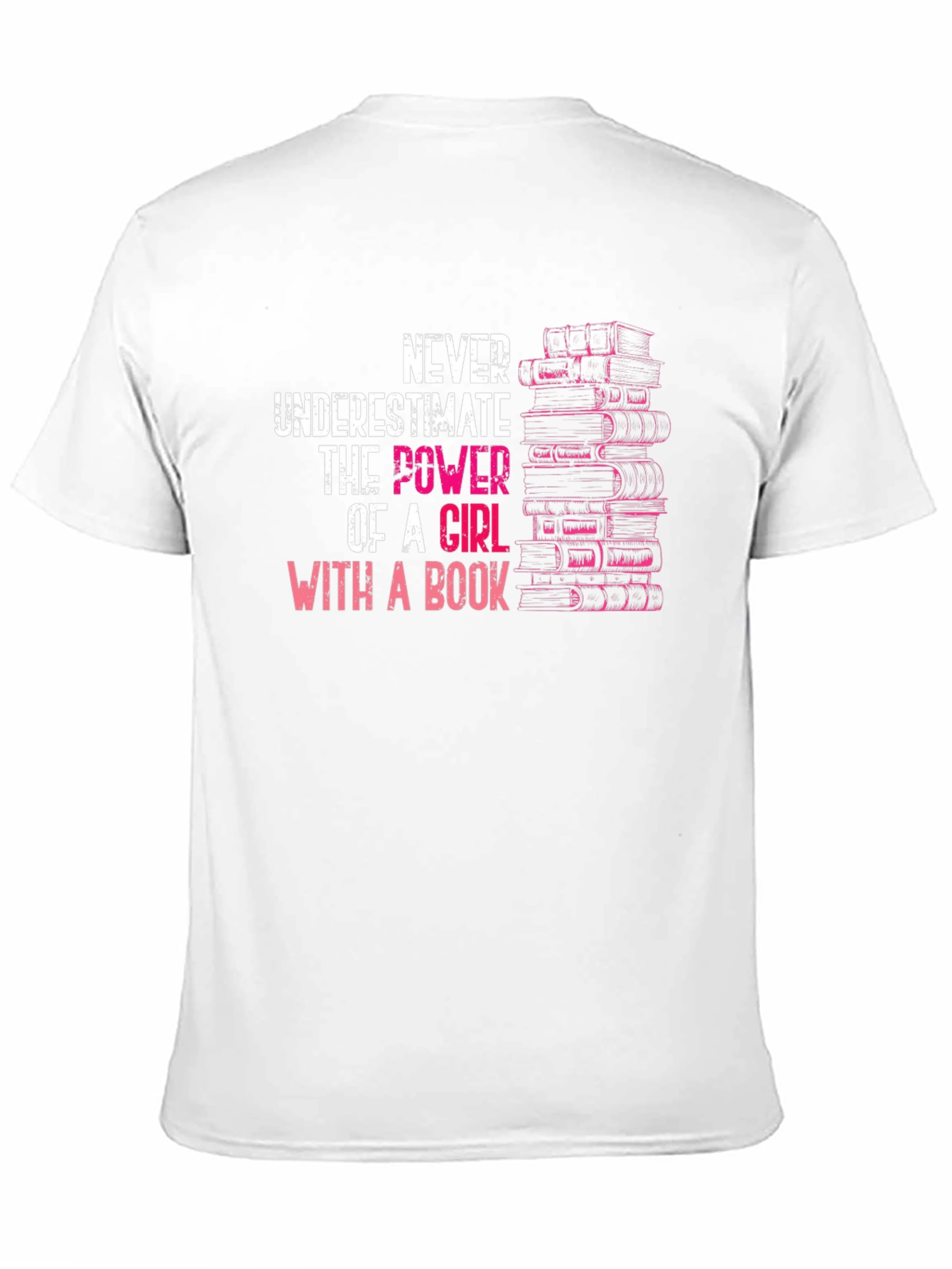 Black Never Underestimate Girl With A Book T-Shirt view 11
