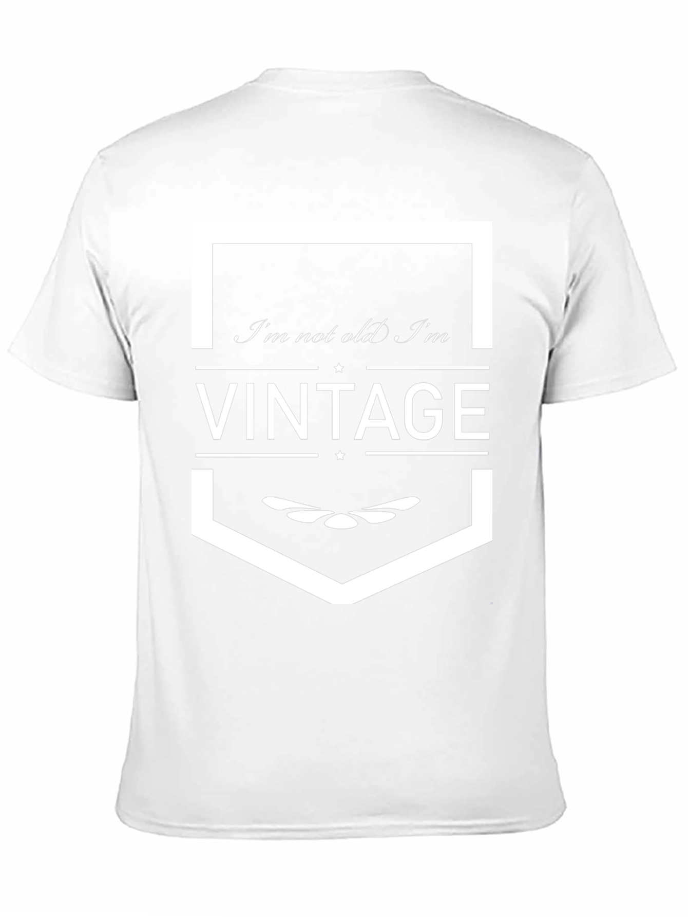 Black I'm Not Old I'm Vintage Graphic T-Shirt view 11