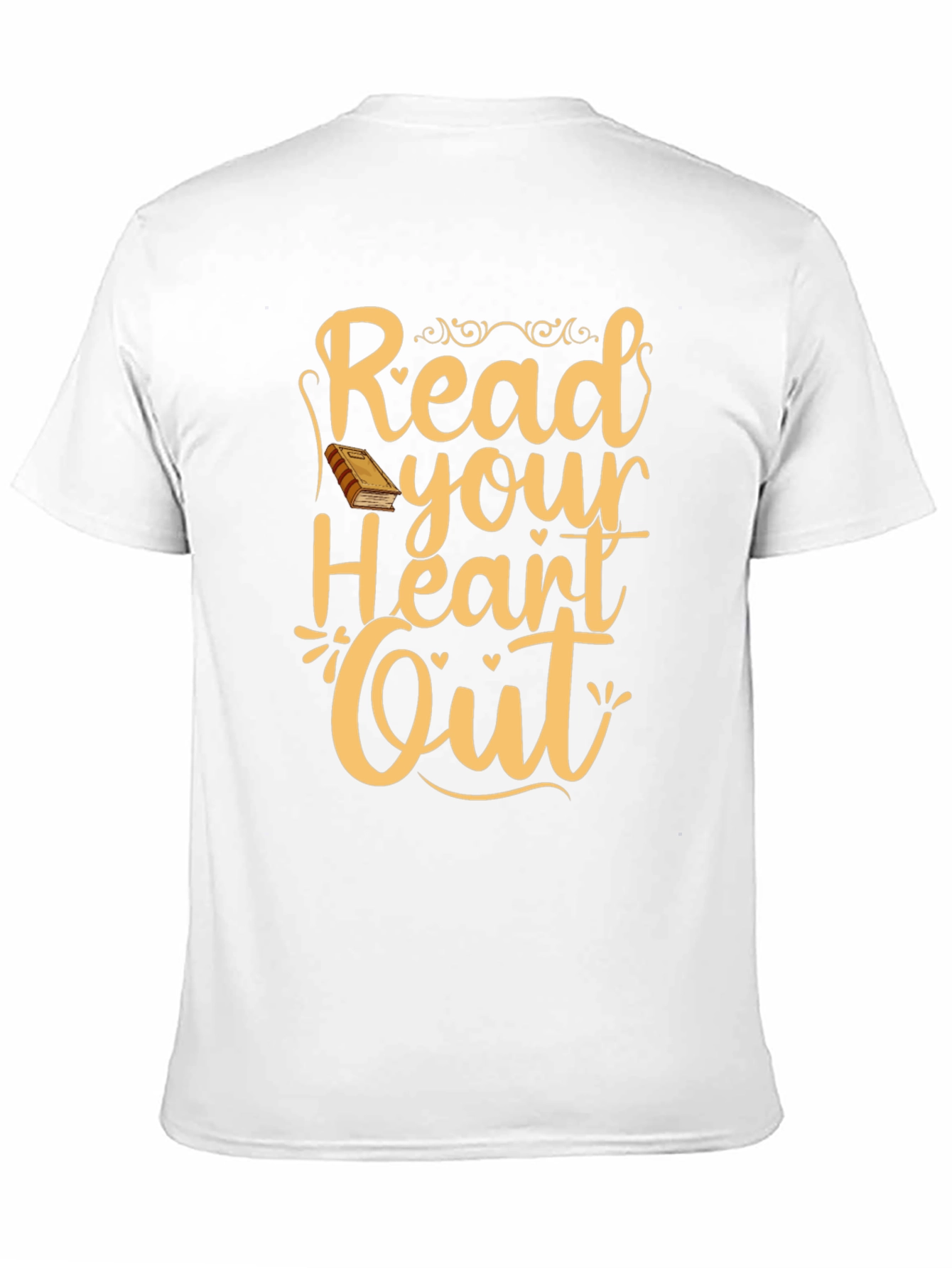Black Read Your Heart Out T-Shirt - Book Lover Tee view 11