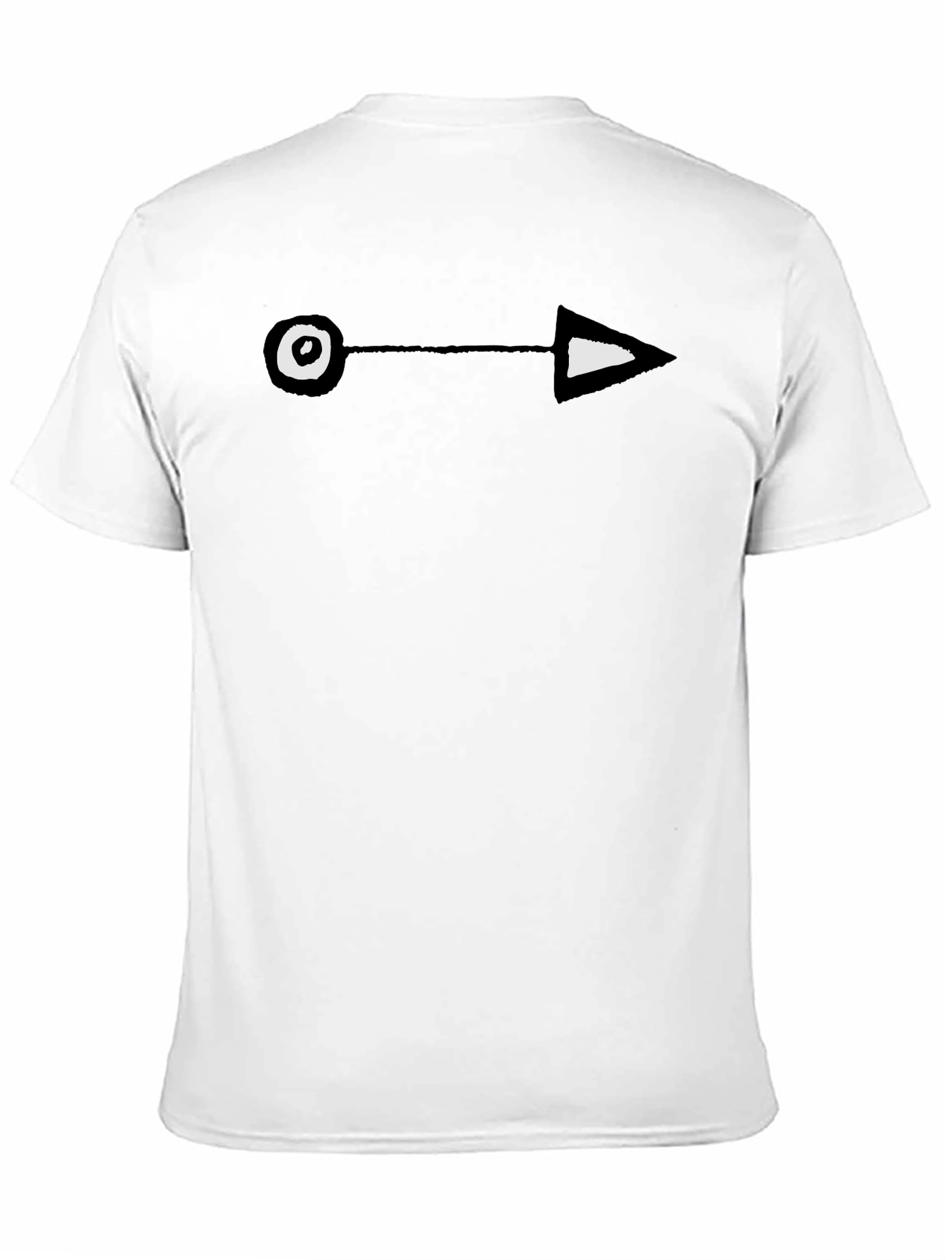 Black Arrow Graphic Tee - Modern Design view 11